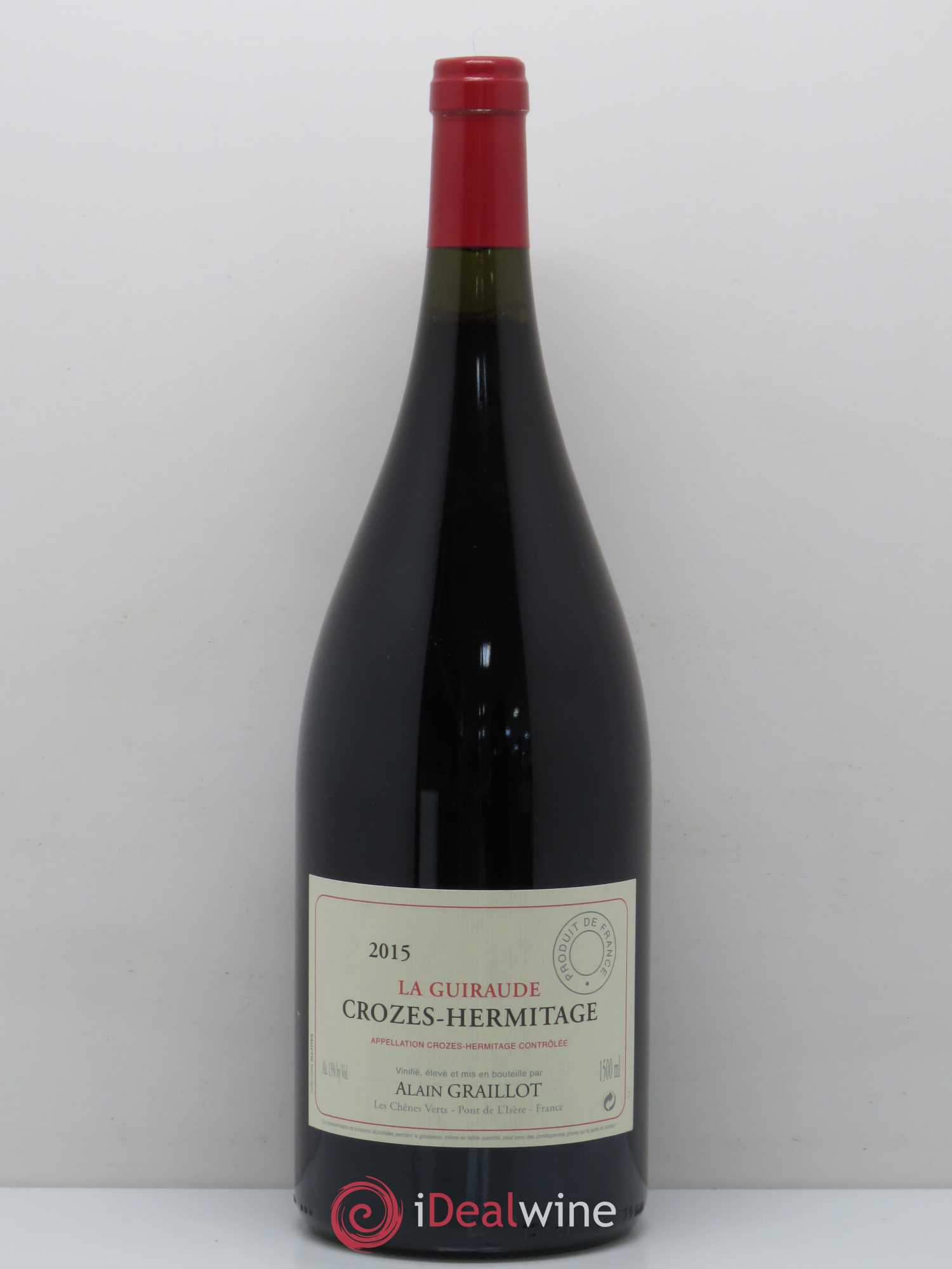 Crozes-Hermitage La Guiraude Domaine Graillot 2015 - Lot de 1 magnum - 0