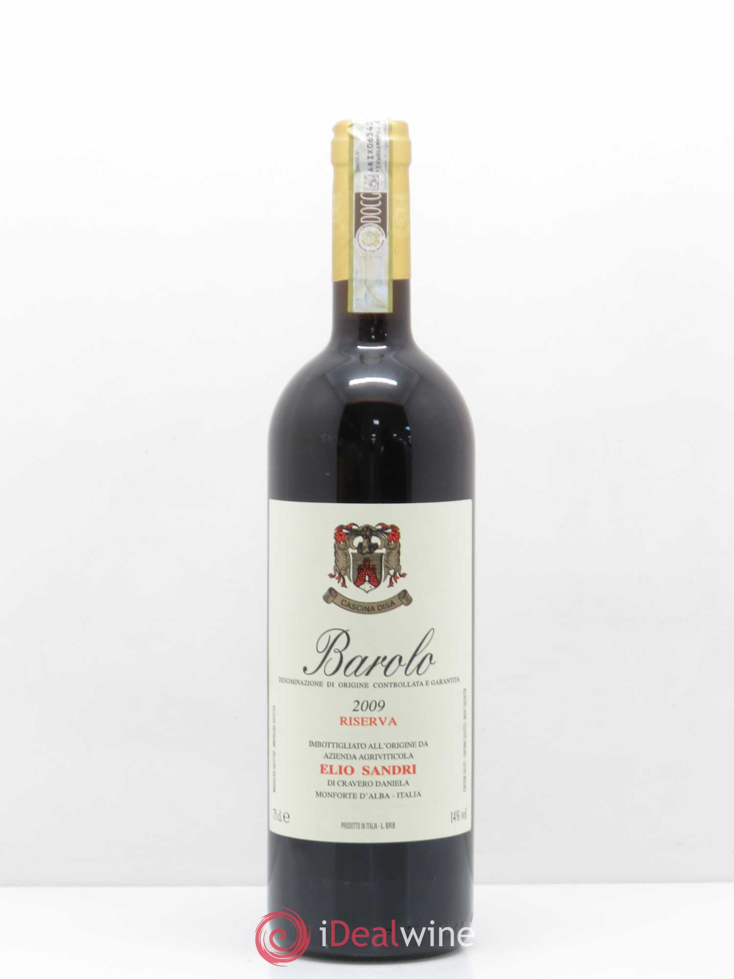 Barolo Elio Sandri Riserva 2009 - Lot de 1 bouteille - 0