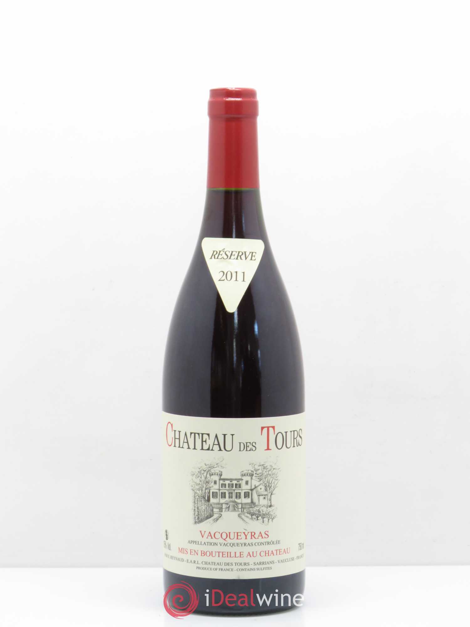 Vacqueyras Château des Tours Emmanuel Reynaud 2011 - Lot de 1 bouteille - 0