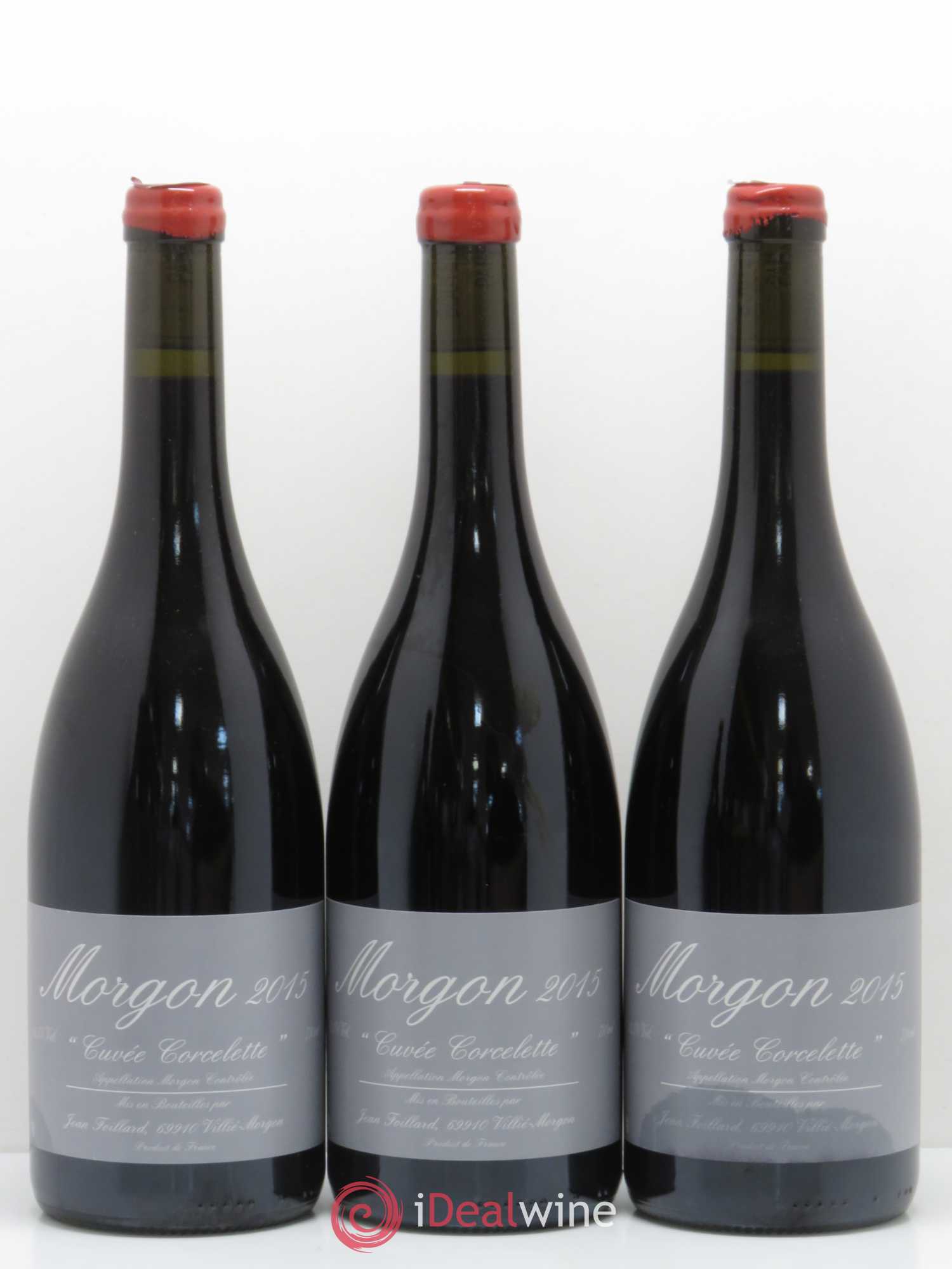 Morgon Corcelette Jean Foillard 2015 - Lot de 5 bouteilles - 1