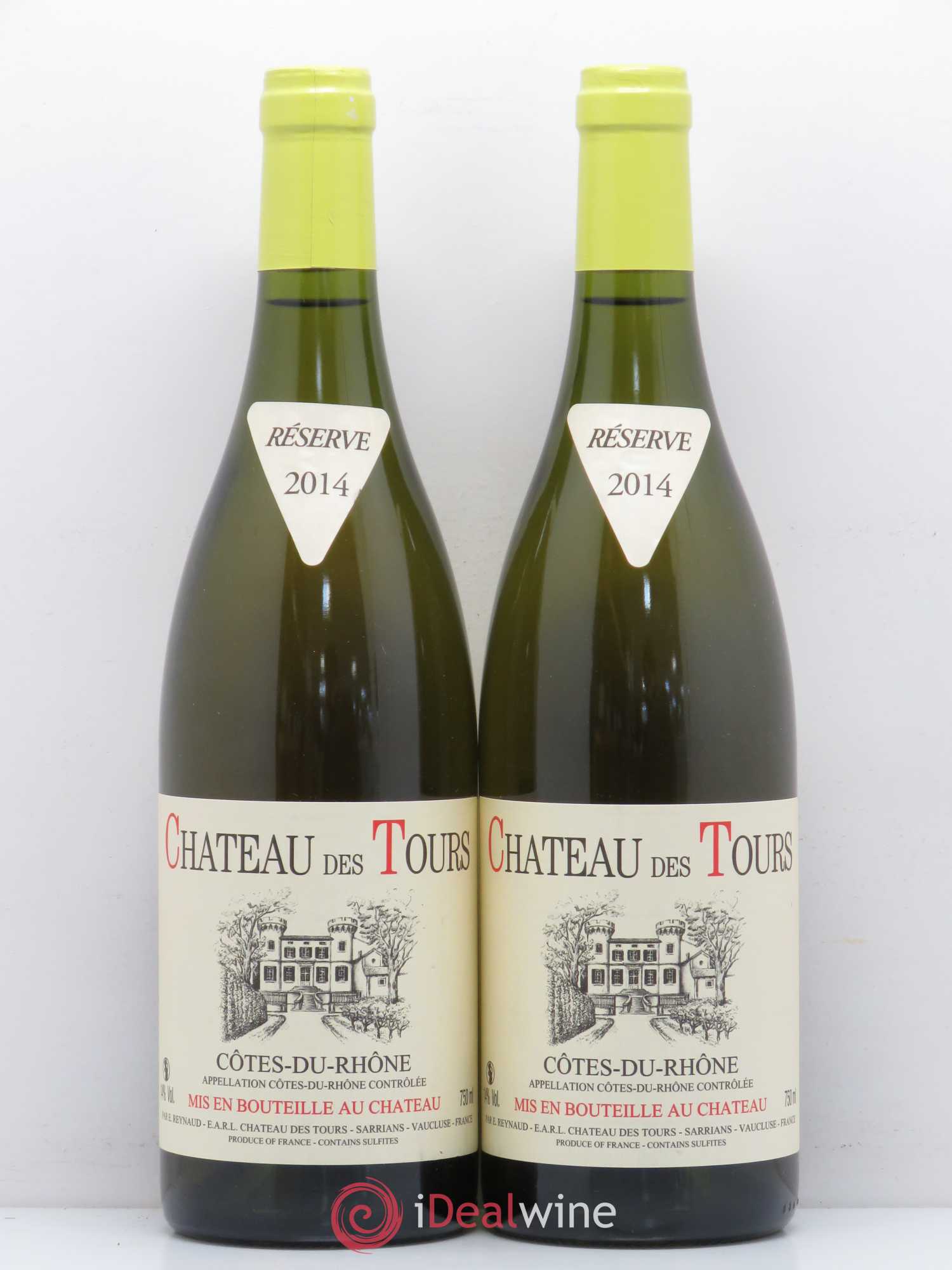 Côtes-du-Rhône Château des Tours Emmanuel Reynaud 2014 - Lot de 2 bouteilles - 0
