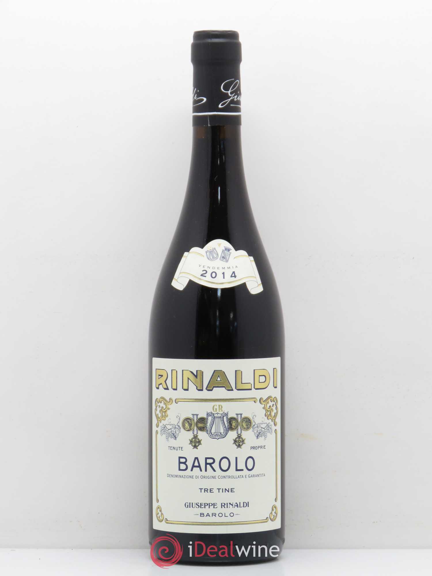Barolo Tre Tine Guisseppe Rinaldi 2014 - Lot de 1 bouteille - 0