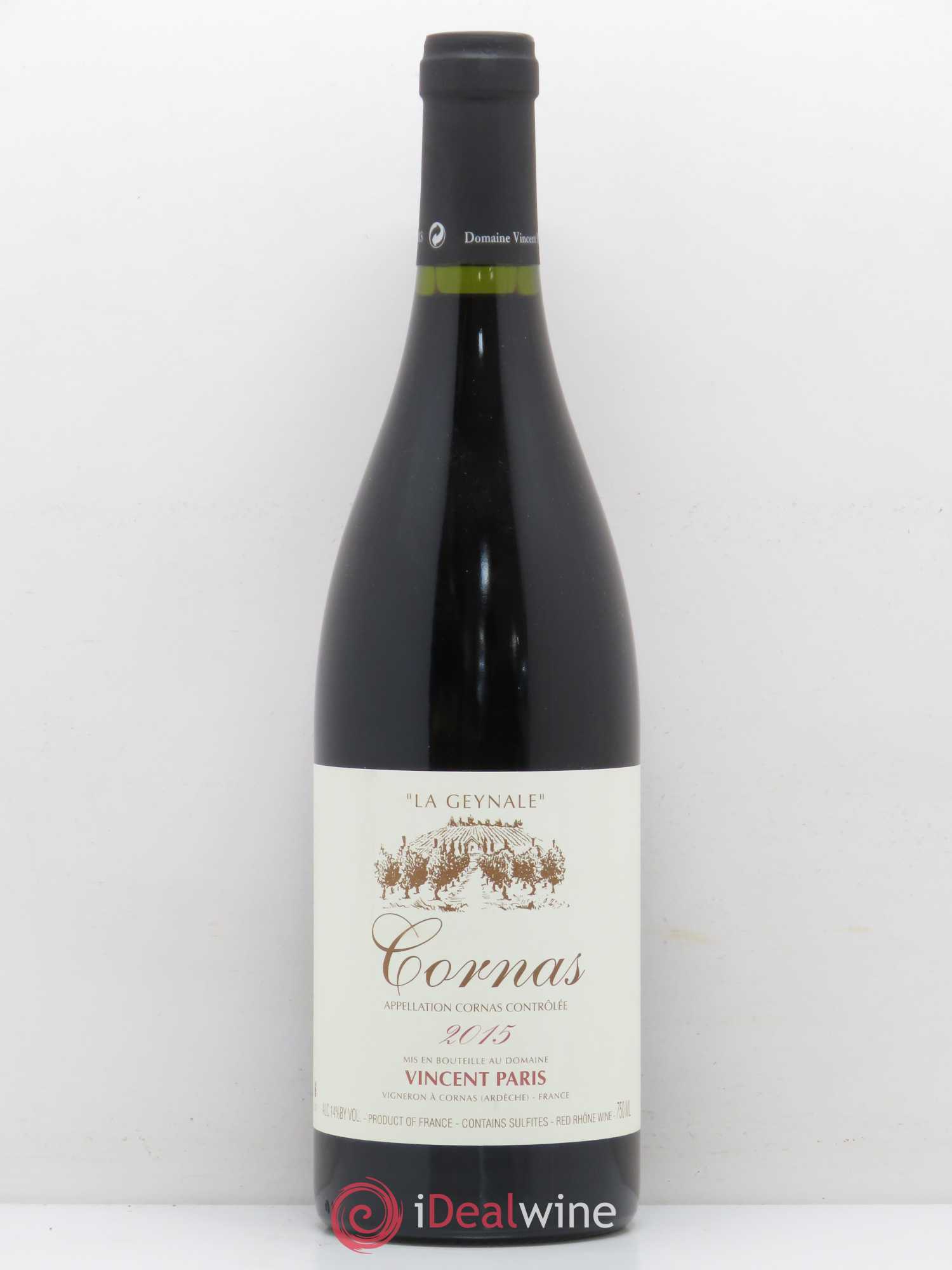 Cornas La Geynale Vincent Paris 2015 - Lot de 1 bouteille - 0