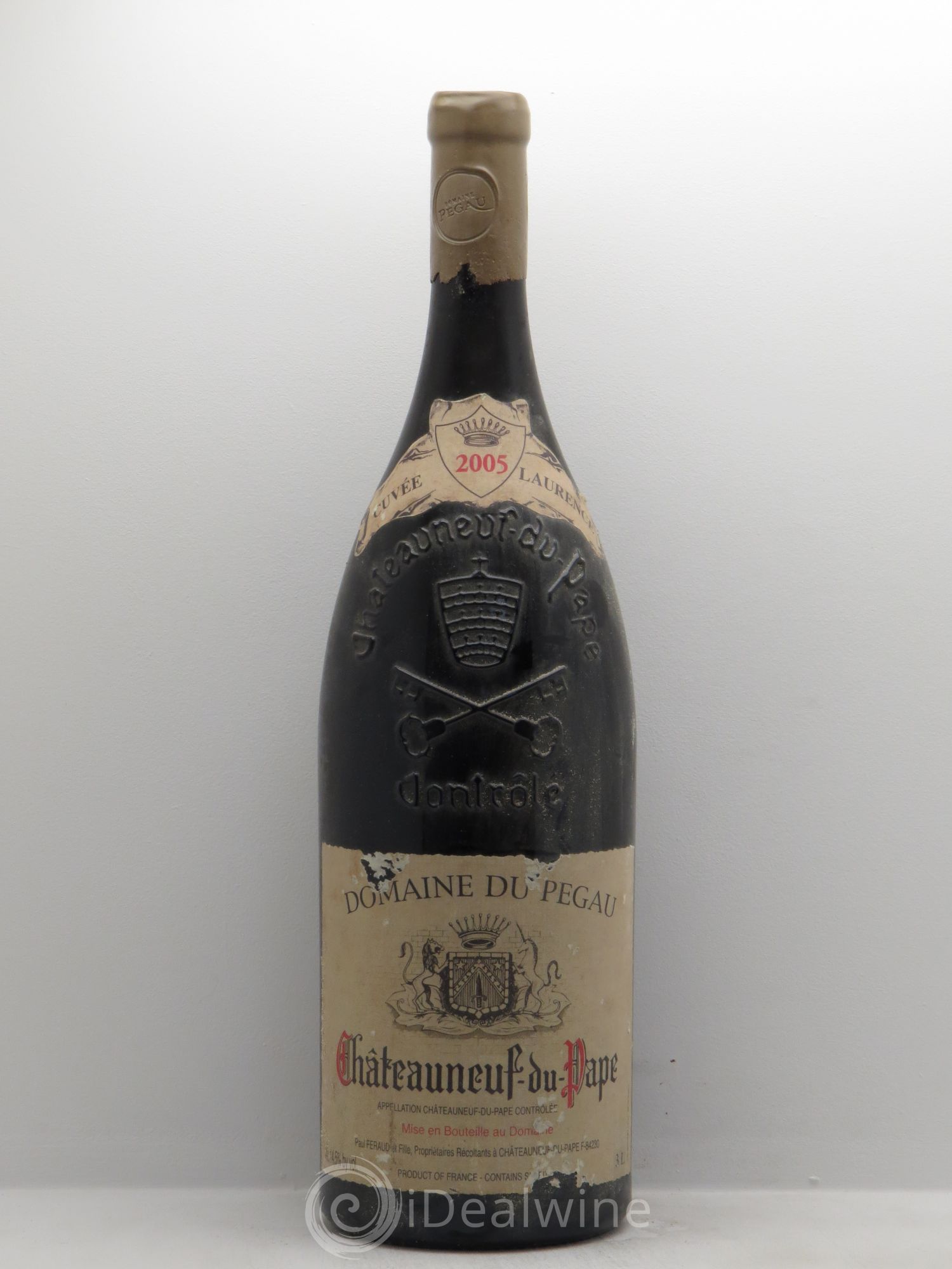 Châteauneuf-du-Pape Domaine du Pégau Cuvée Laurence Paul et Laurence Féraud 2005 - Lot de 1 double magnum - 0