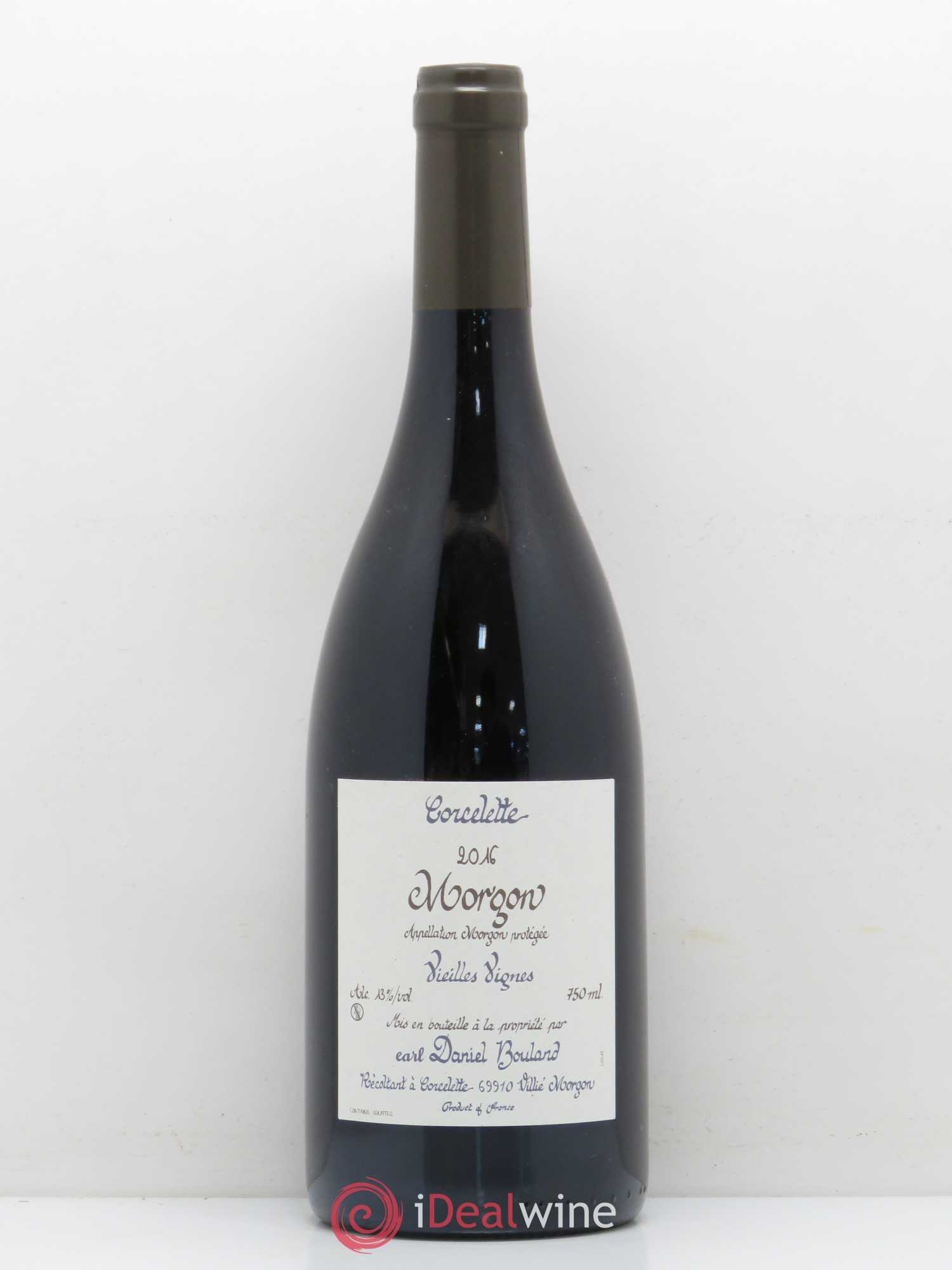 Morgon Corcelette Daniel Bouland (Domaine) Vieilles Vignes 2016 - Lot de 1 bouteille - 0