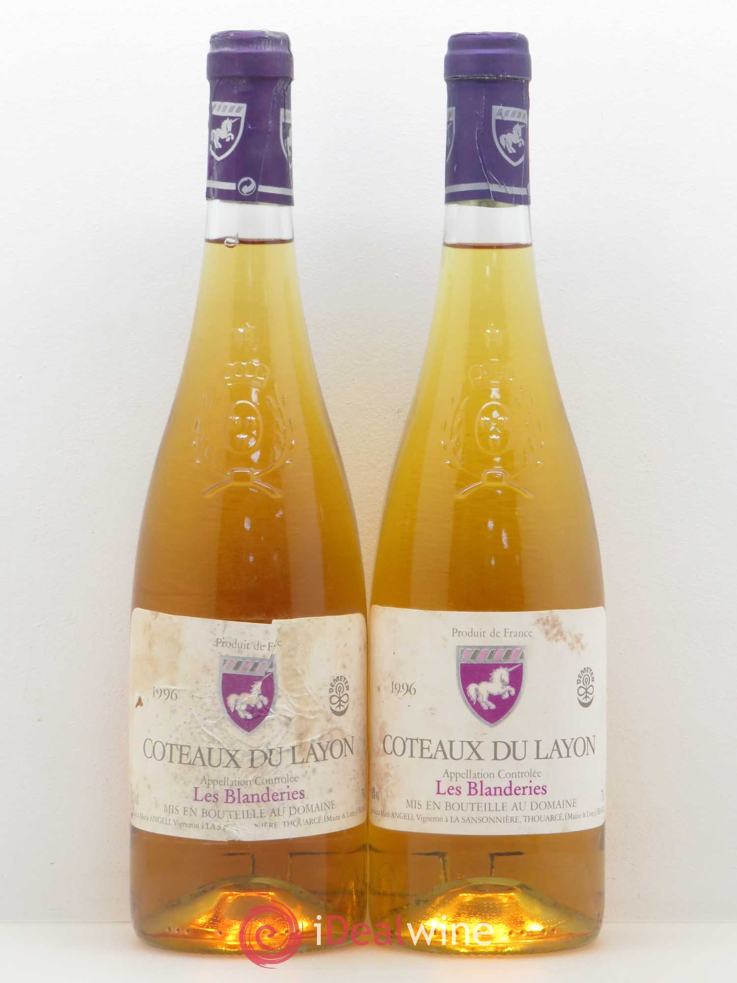 Coteaux du Layon Les Blanderies Ferme de la Sansonnière 1996 - Lotto di 2 bottiglie - 0