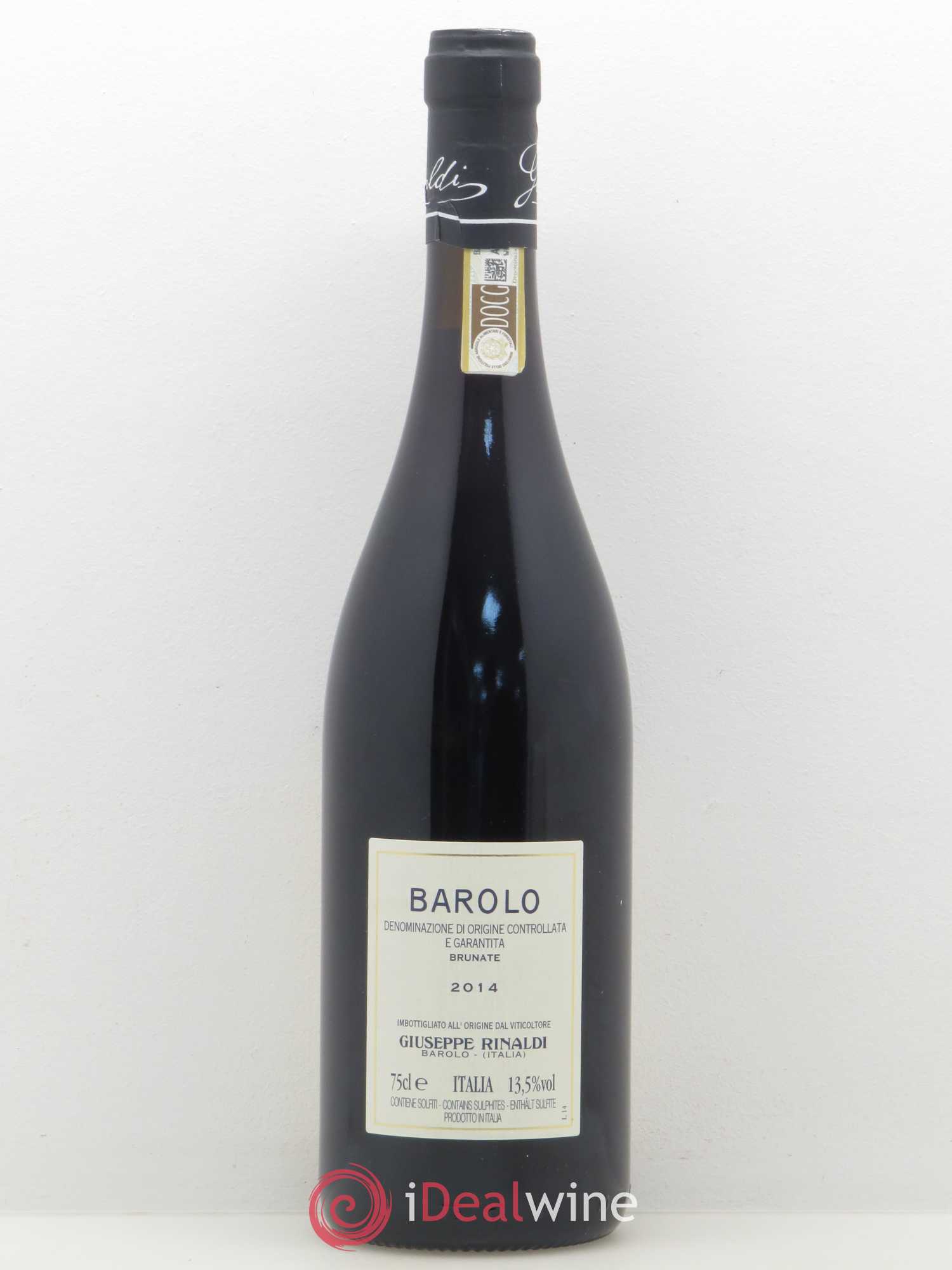 Barolo Brunate Giuseppe Rinaldi 2014 - Lot of 1 bottle - 1
