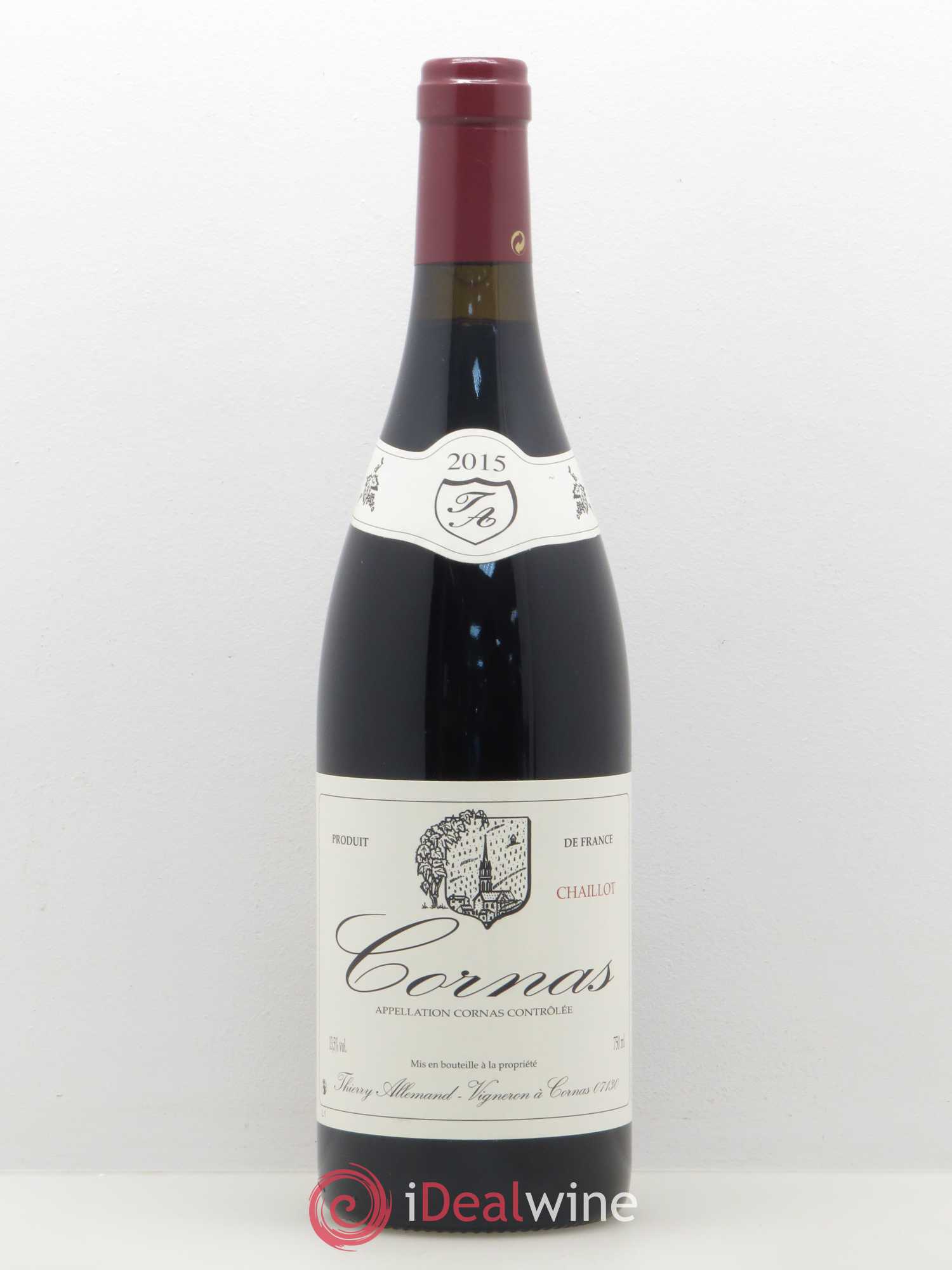 Cornas Chaillot Thierry Allemand 2015 - Lot de 1 bouteille - 0
