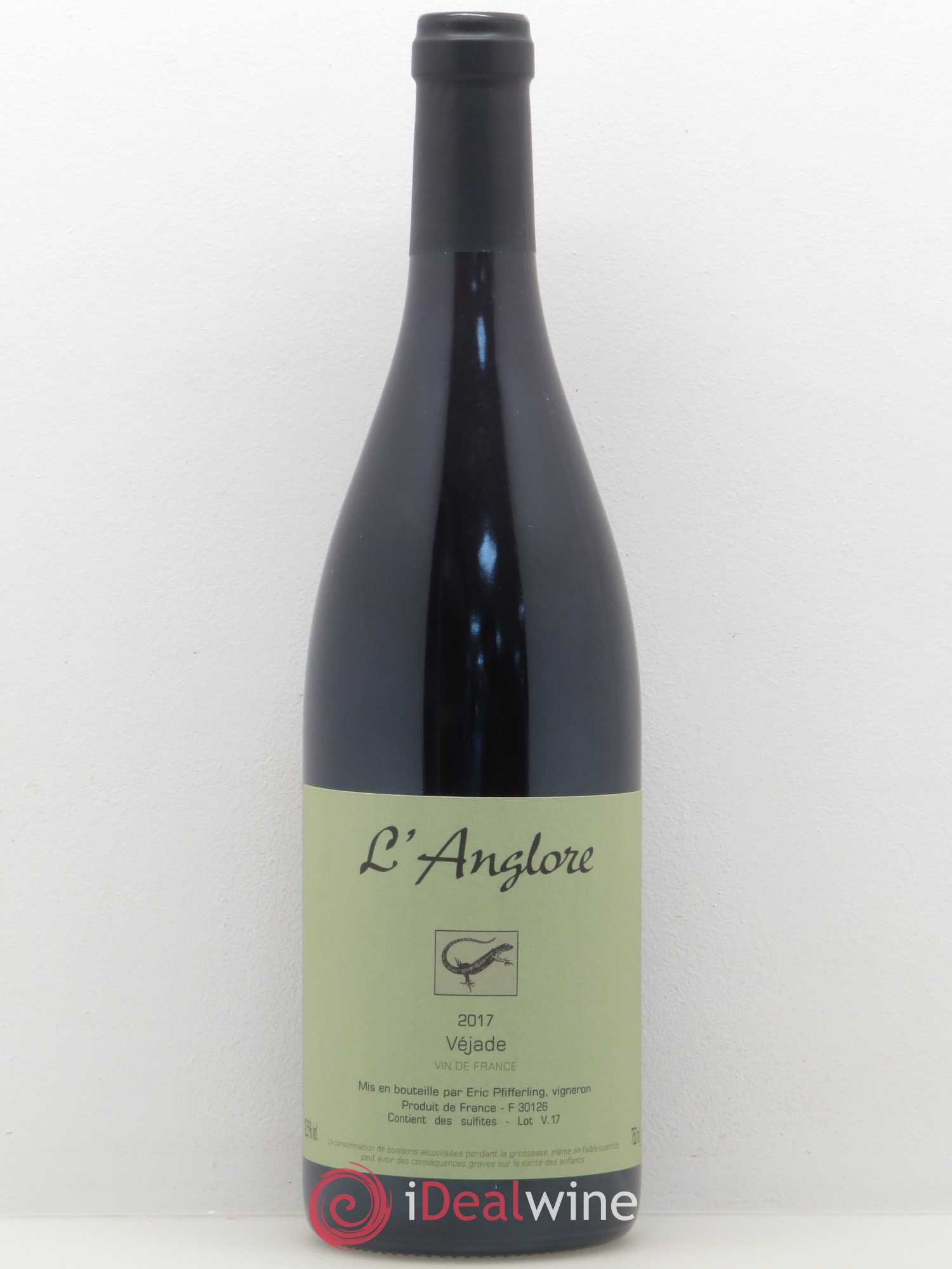 Vin de France Véjade L'Anglore 2017 - Lot de 1 bouteille - 0