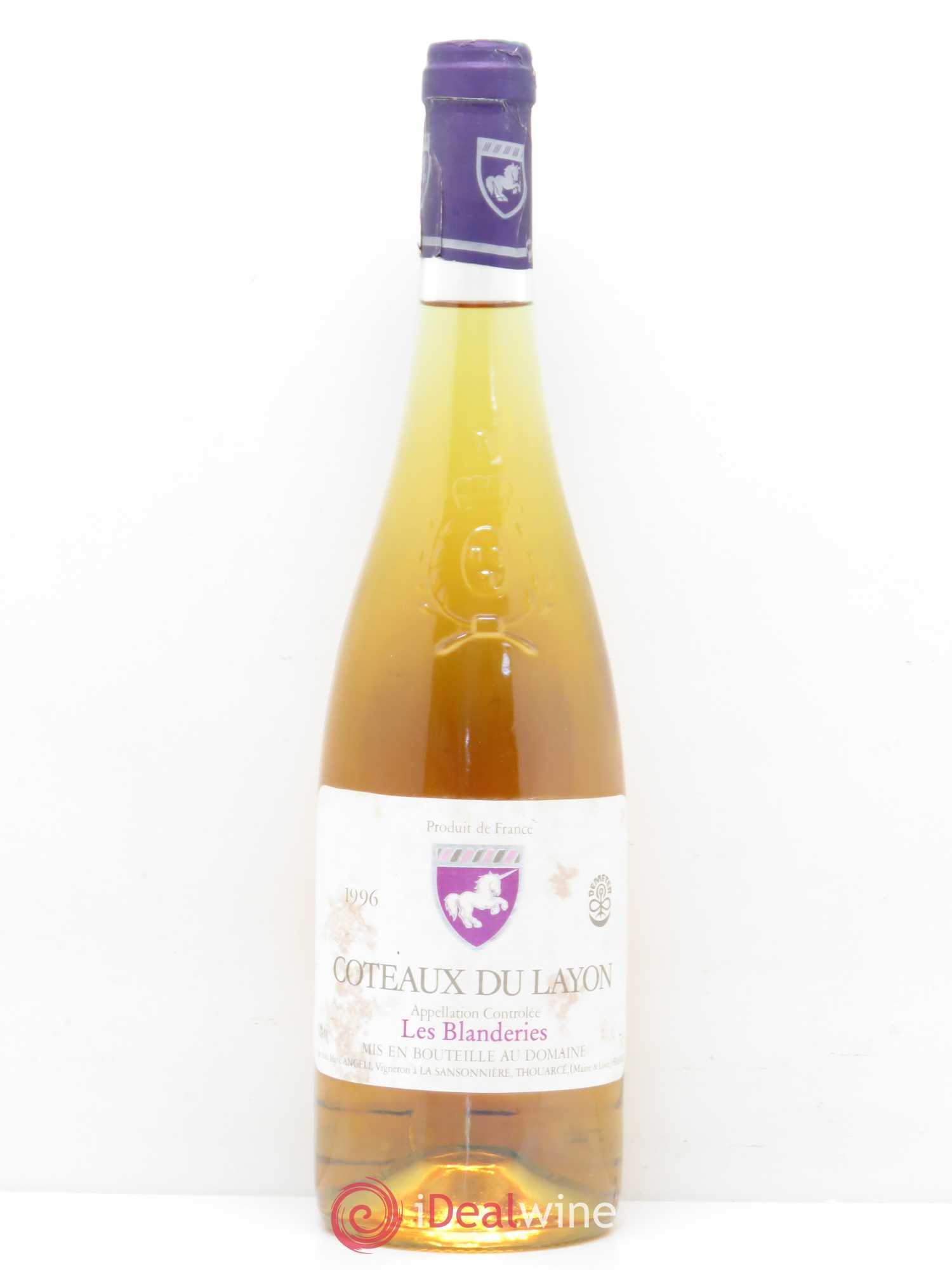 Coteaux du Layon Les Blanderies Ferme de la Sansonnière 1996 - Posten von 1 Flasche - 0