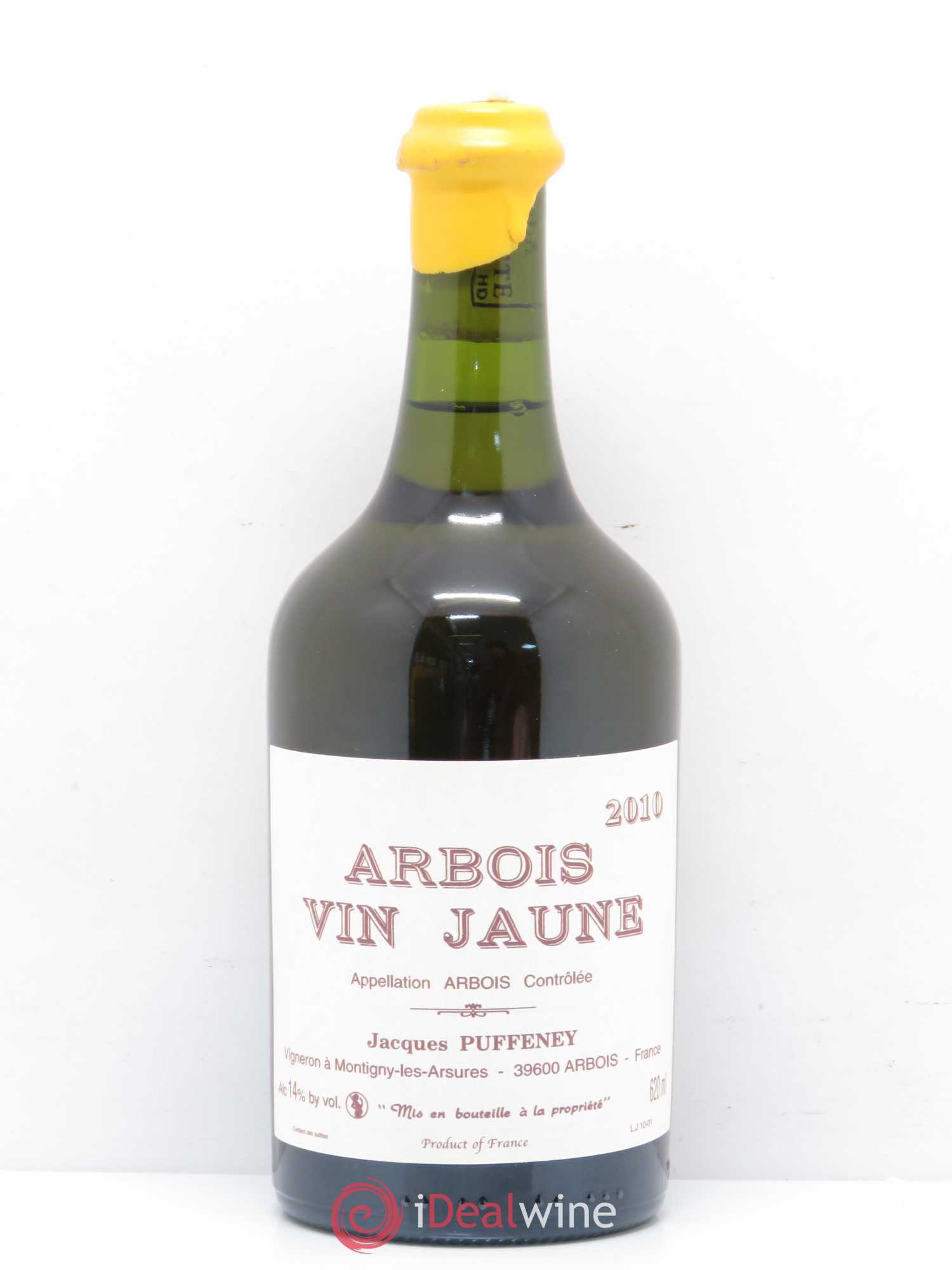 Arbois Vin Jaune Jacques Puffeney 2010 - Lot de 1 bouteille - 0