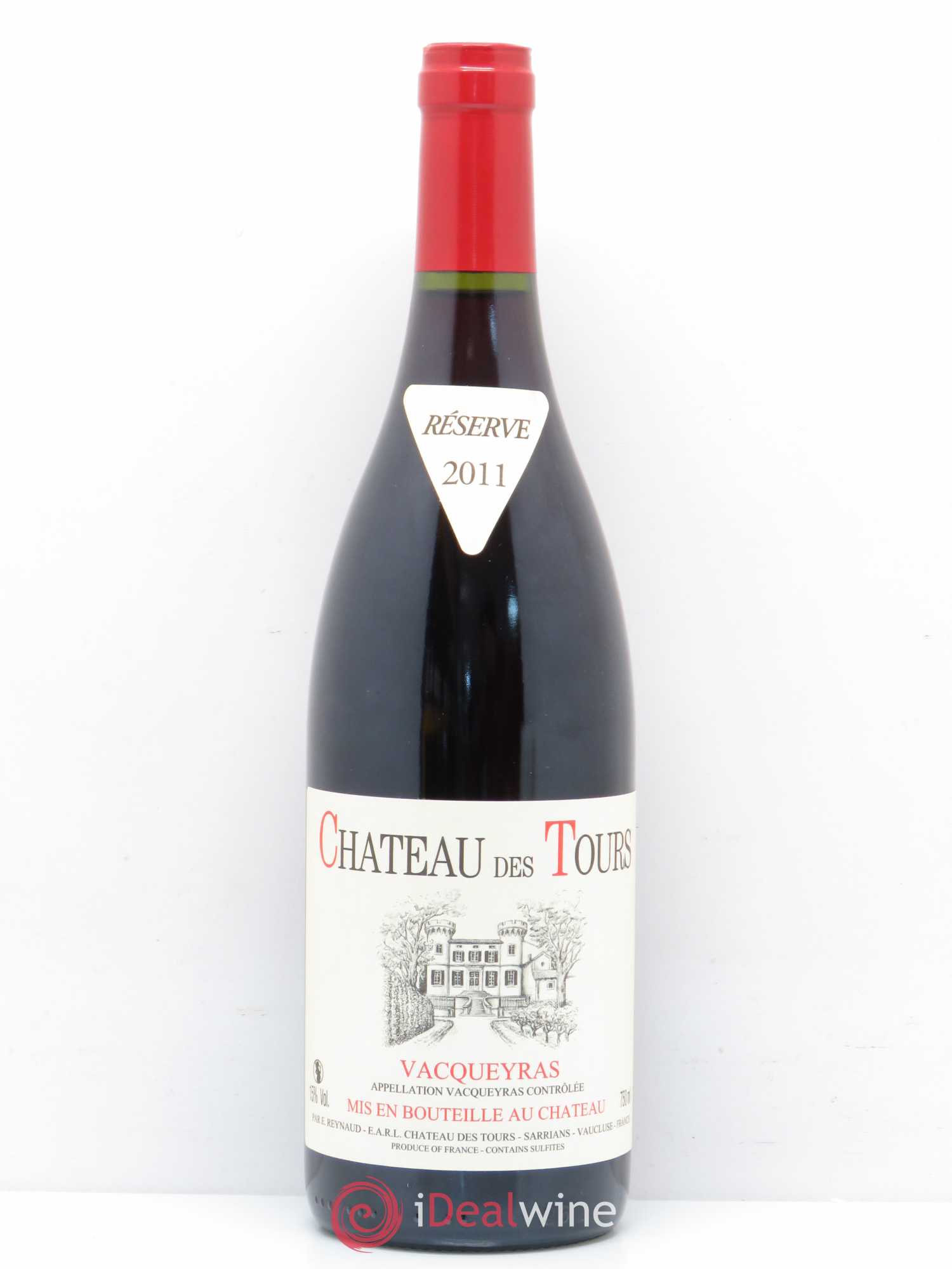 Vacqueyras Château des Tours Emmanuel Reynaud 2011 - Lot de 1 bouteille - 0