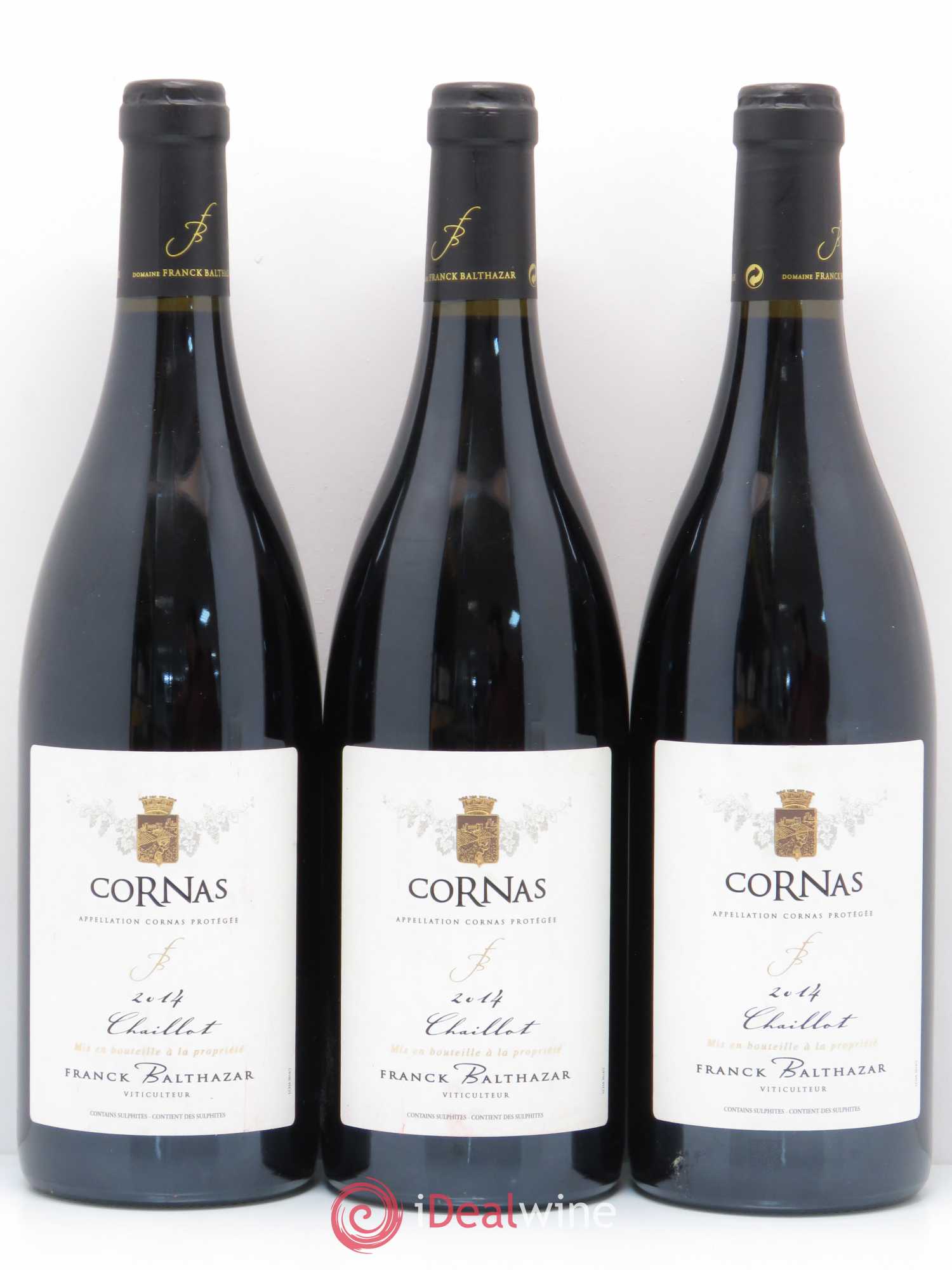 Cornas Chaillot Franck Balthazar (Domaine) 2014 - Lot de 3 bouteilles - 0