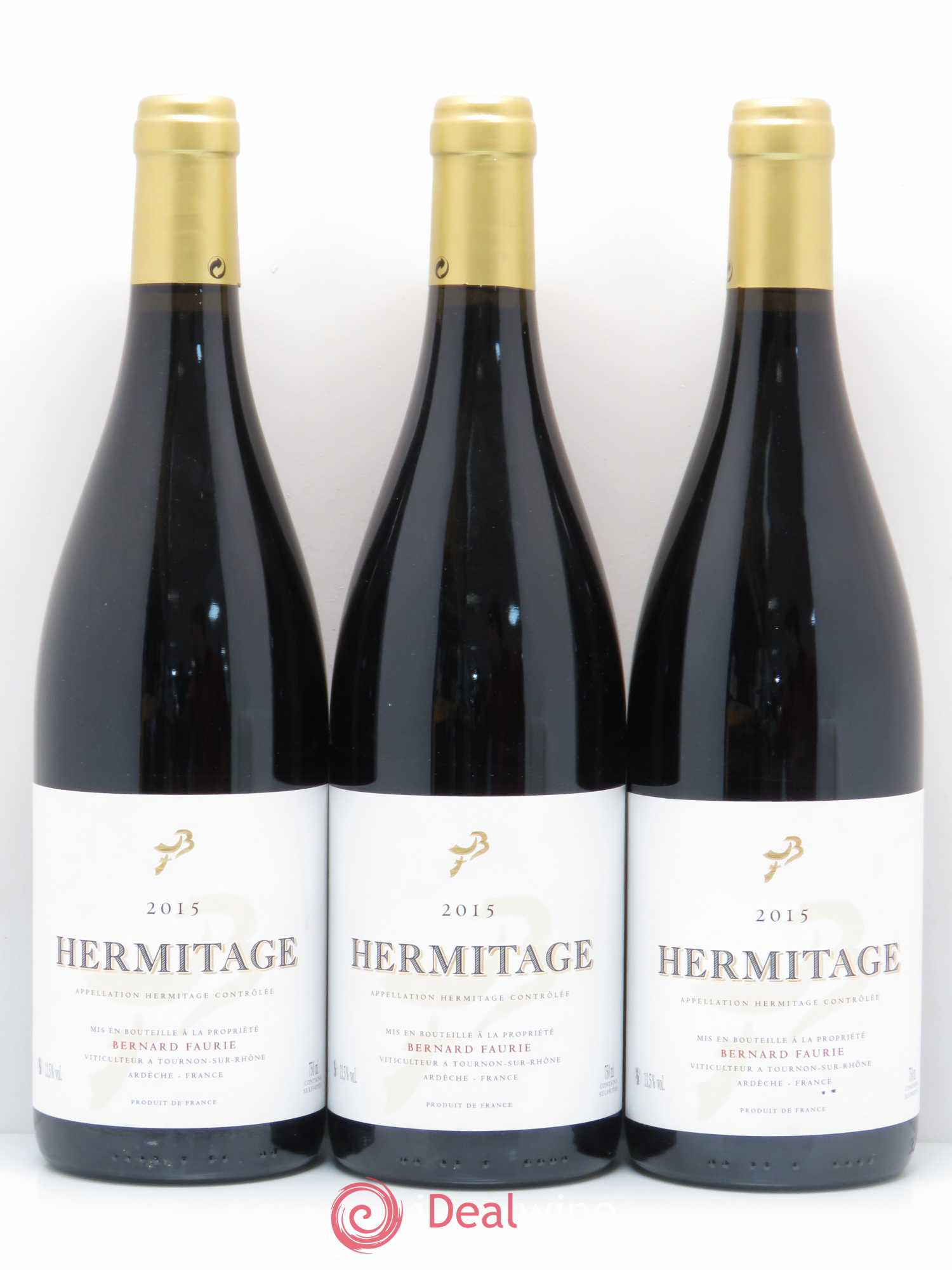 Hermitage Les Bessard et le Méal Bernard Faurie 2015 - Posten von 3 Flaschen - 0