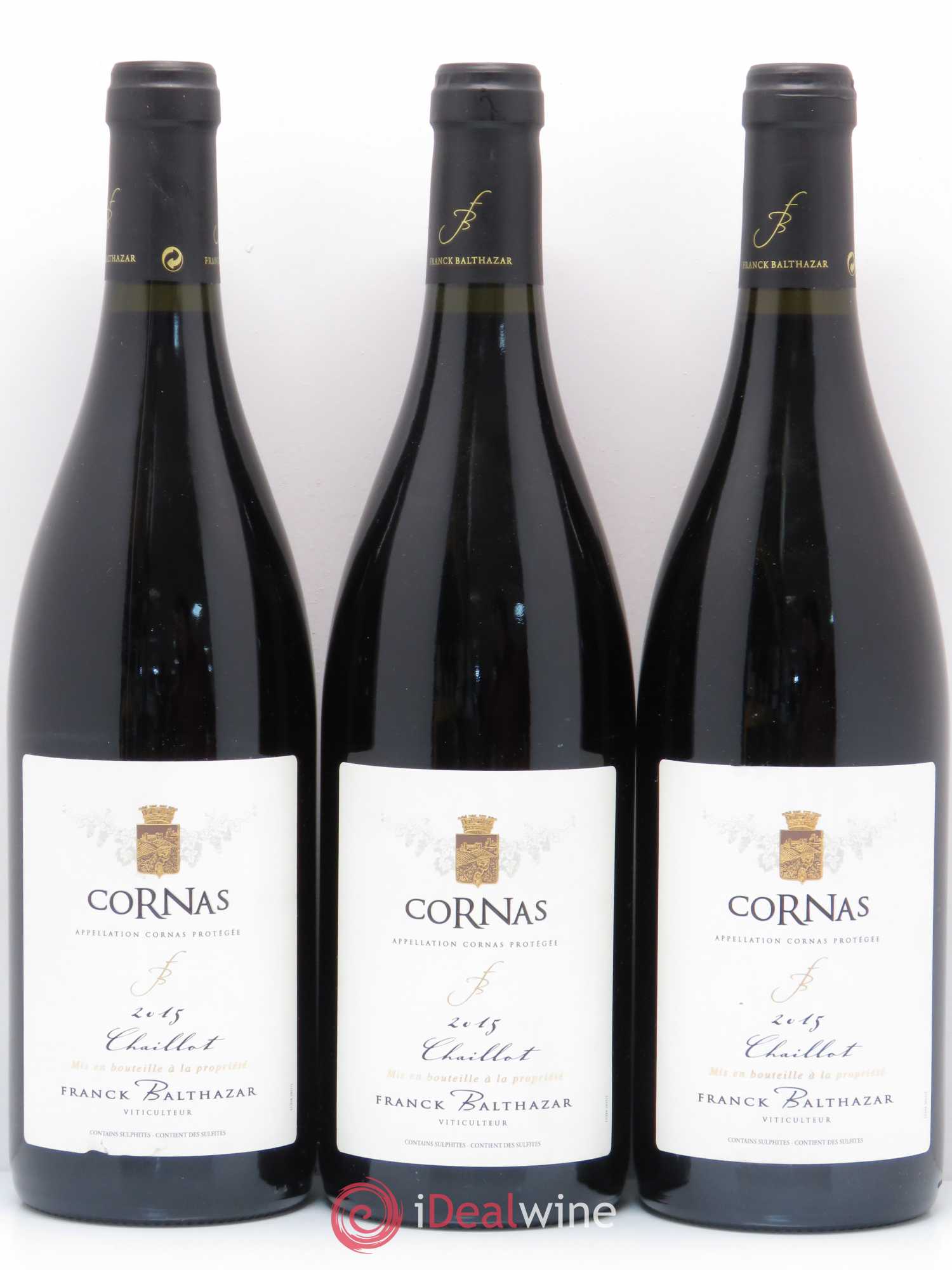 Cornas Chaillot Franck Balthazar (Domaine) 2015 - Lot de 3 bouteilles - 0