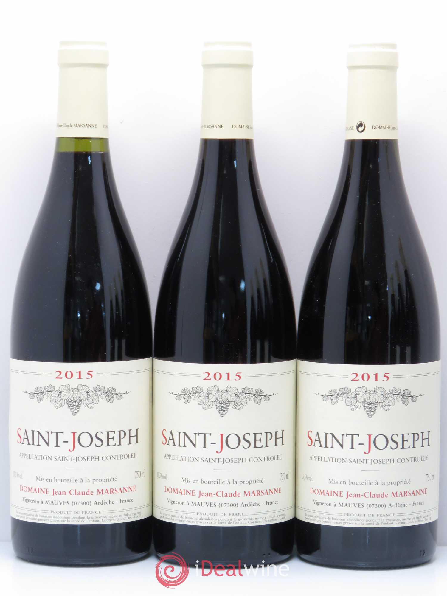 Saint-Joseph Jean-Claude Marsanne (Domaine) 2015 - Lot de 6 bouteilles - 1