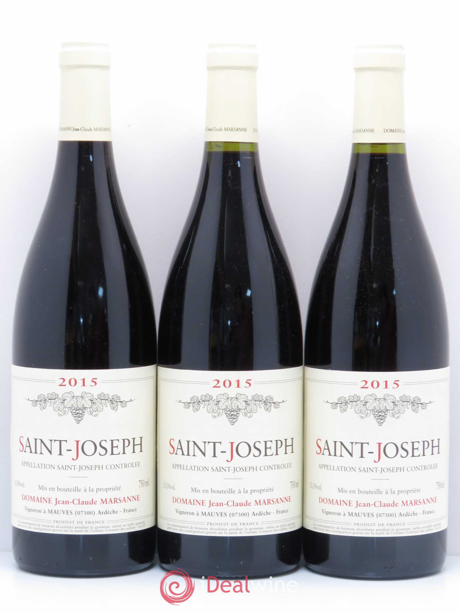 Saint-Joseph Jean-Claude Marsanne (Domaine) 2015 - Lot de 3 bouteilles - 0