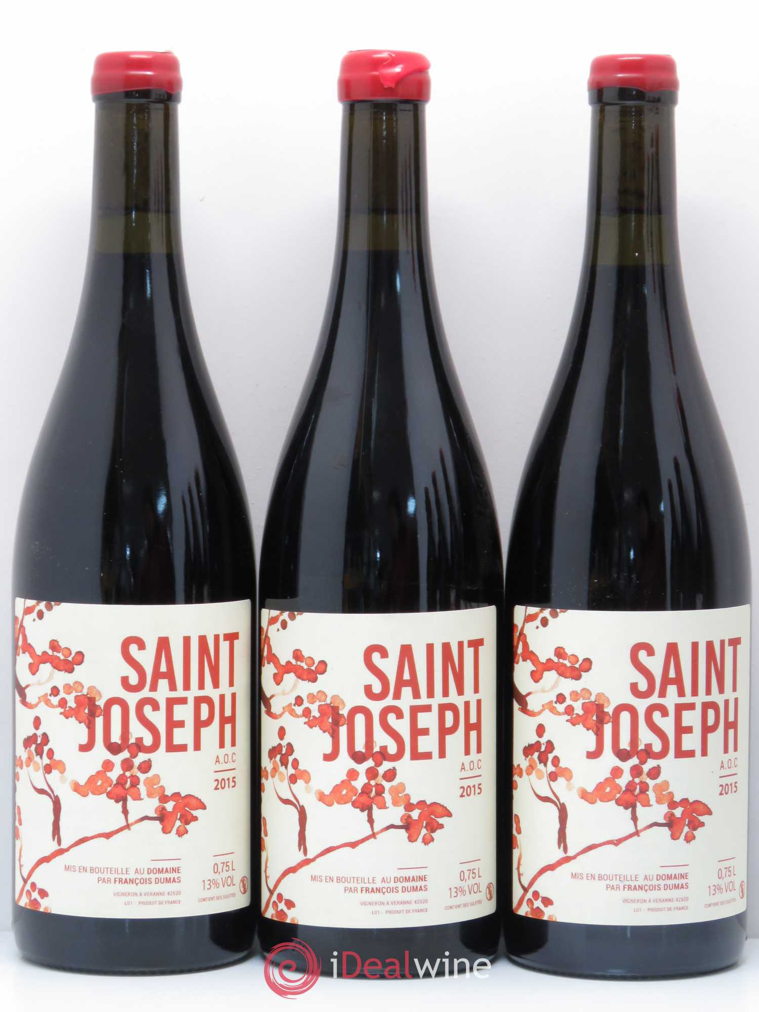 Saint-Joseph François Dumas 2015 - Lot de 6 bouteilles - 1