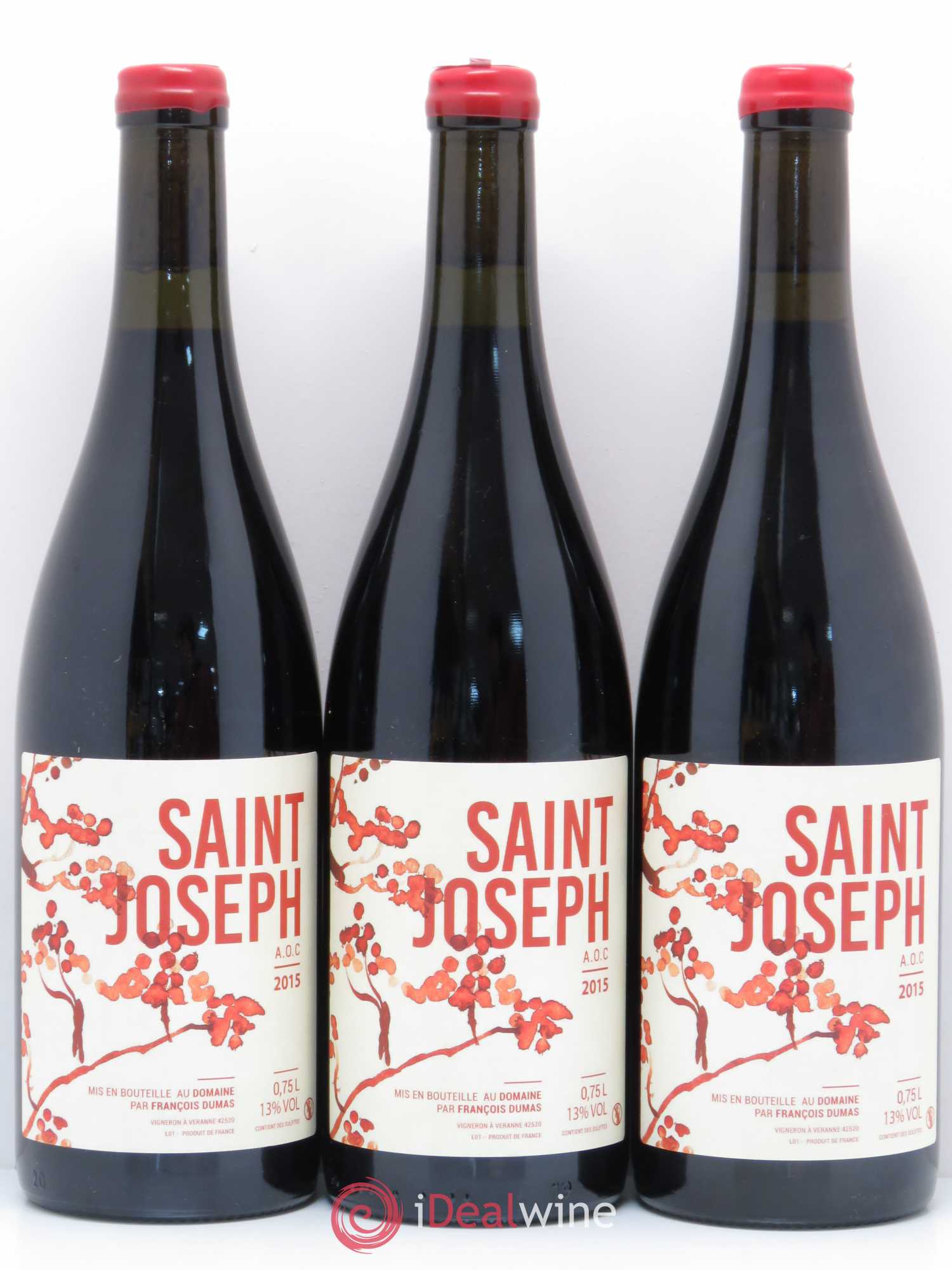 Saint-Joseph François Dumas 2015 - Lot de 6 bouteilles - 2