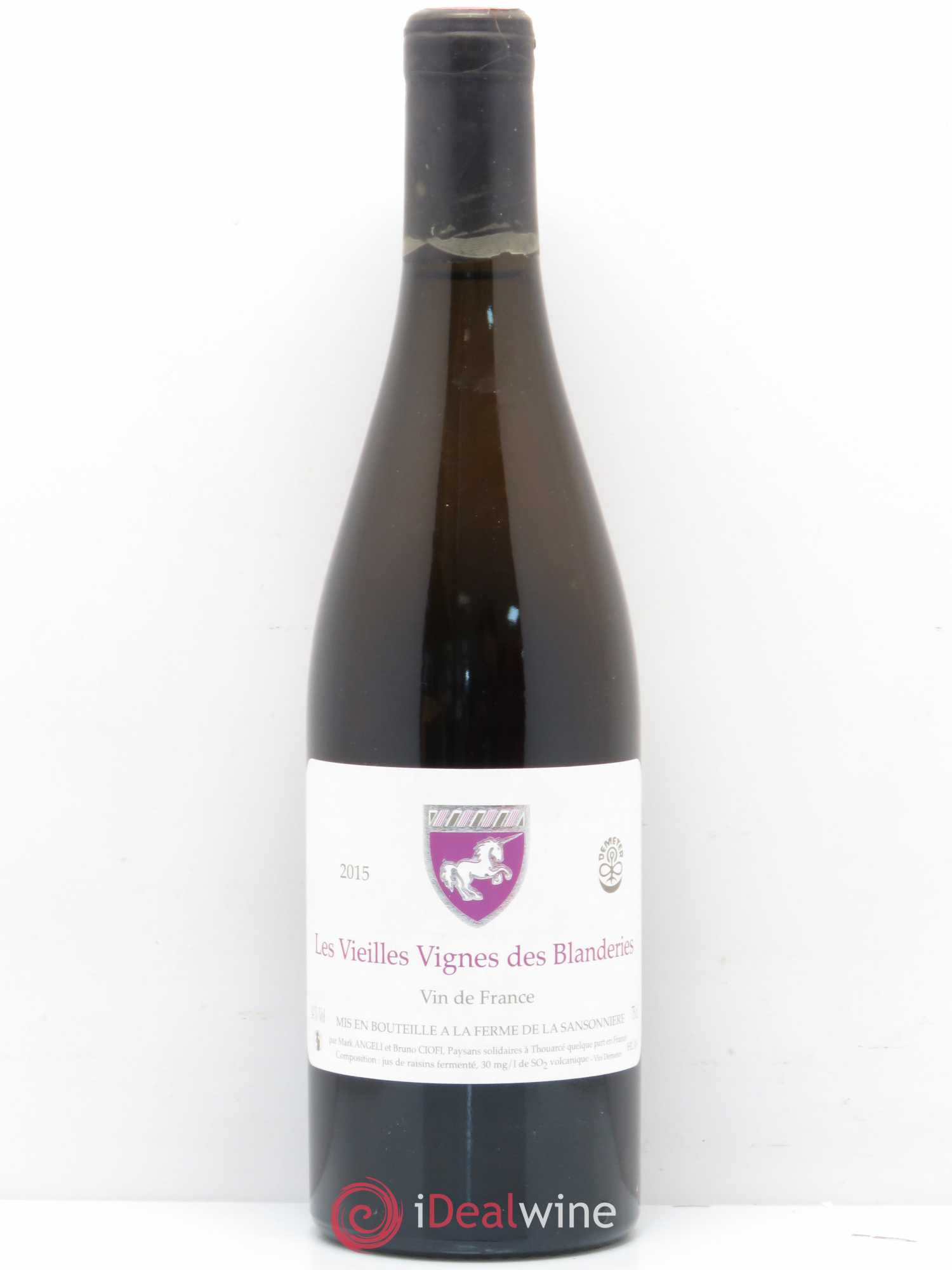Vin de France Les Vieilles Vignes des Blanderies Ferme de la Sansonnière 2015 - Posten von 1 Flasche - 0