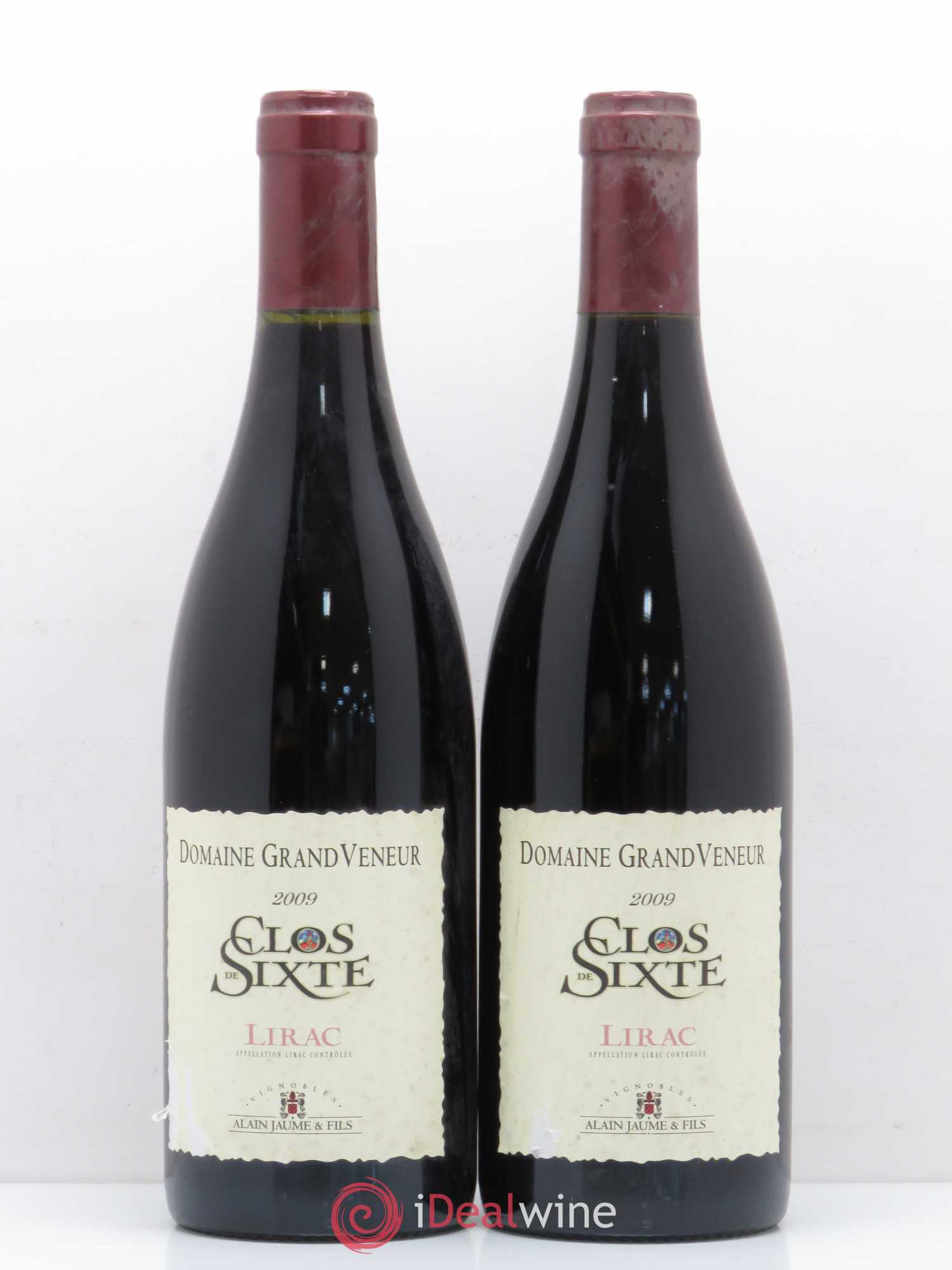 Lirac Clos sixte Domaine Grand Veneur (sans prix de réserve) 2009 - Posten von 2 Flaschen - 0