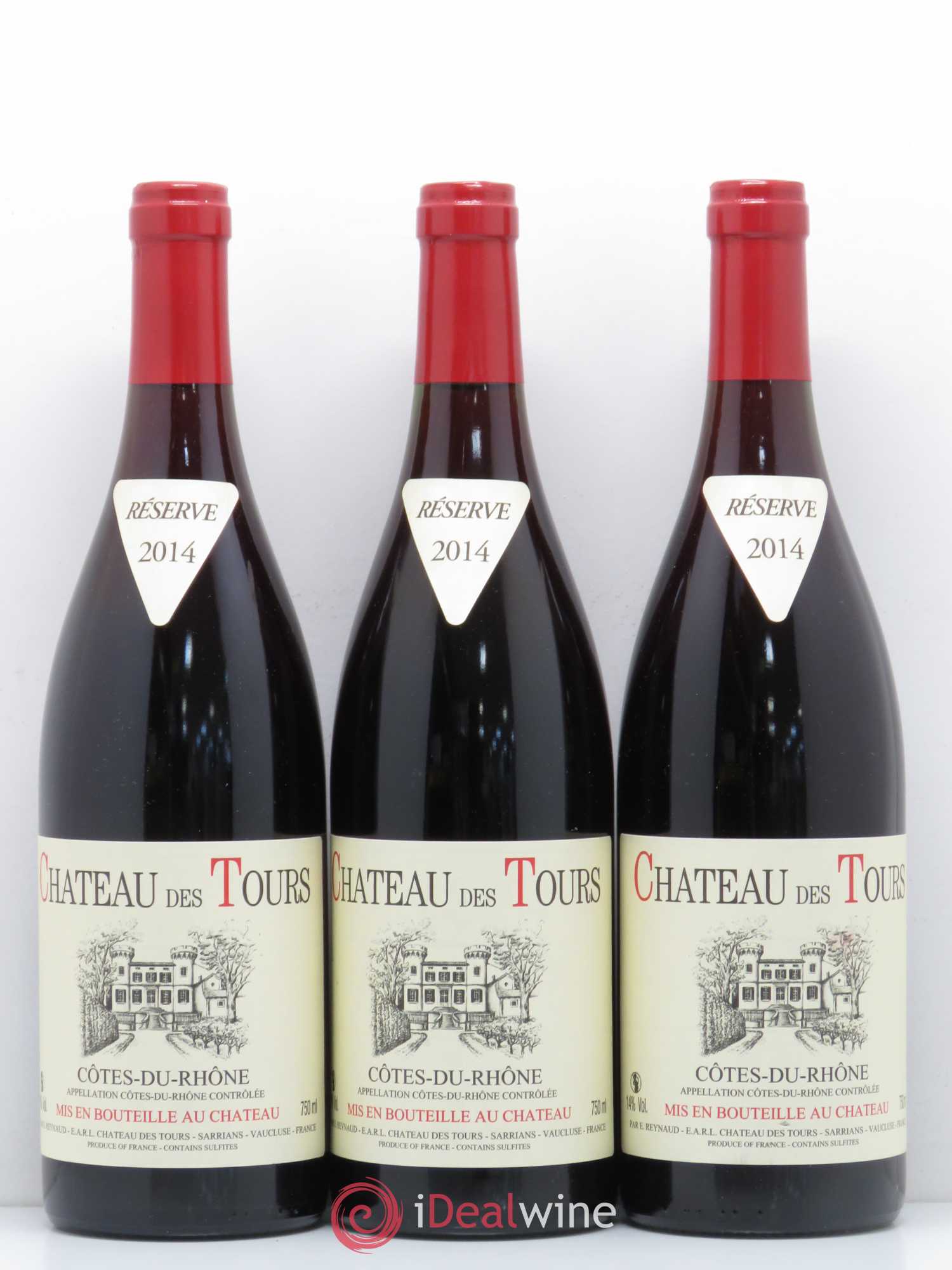 Côtes-du-Rhône Château des Tours Emmanuel Reynaud 2014 - Lot de 6 bouteilles - 2