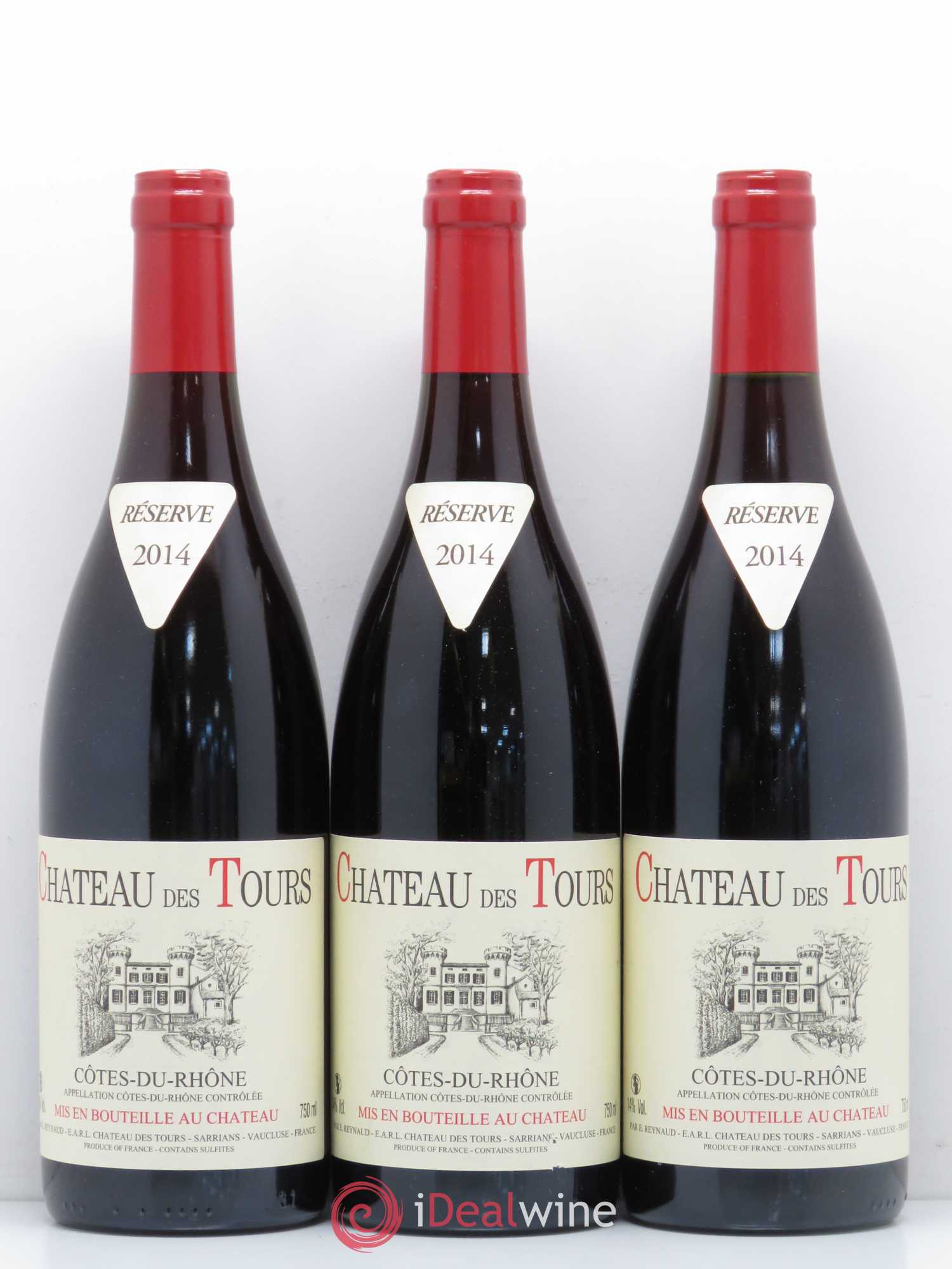 Côtes-du-Rhône Château des Tours Emmanuel Reynaud 2014 - Lot de 6 bouteilles - 1