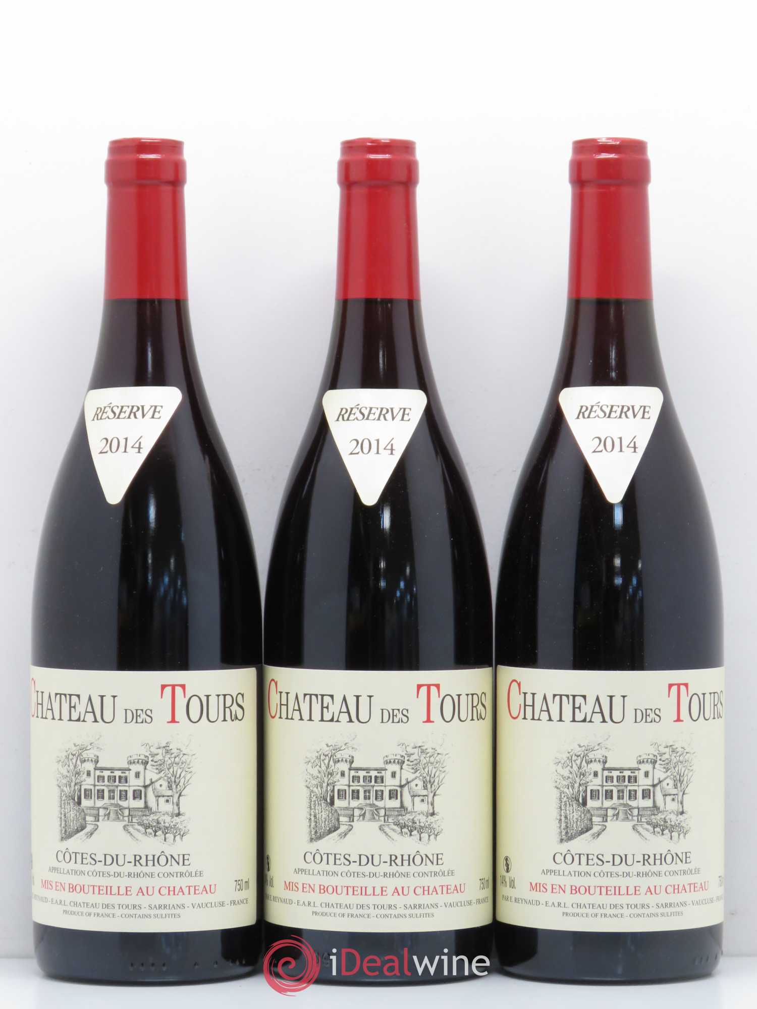 Côtes-du-Rhône Château des Tours Emmanuel Reynaud 2014 - Lot de 6 bouteilles - 2