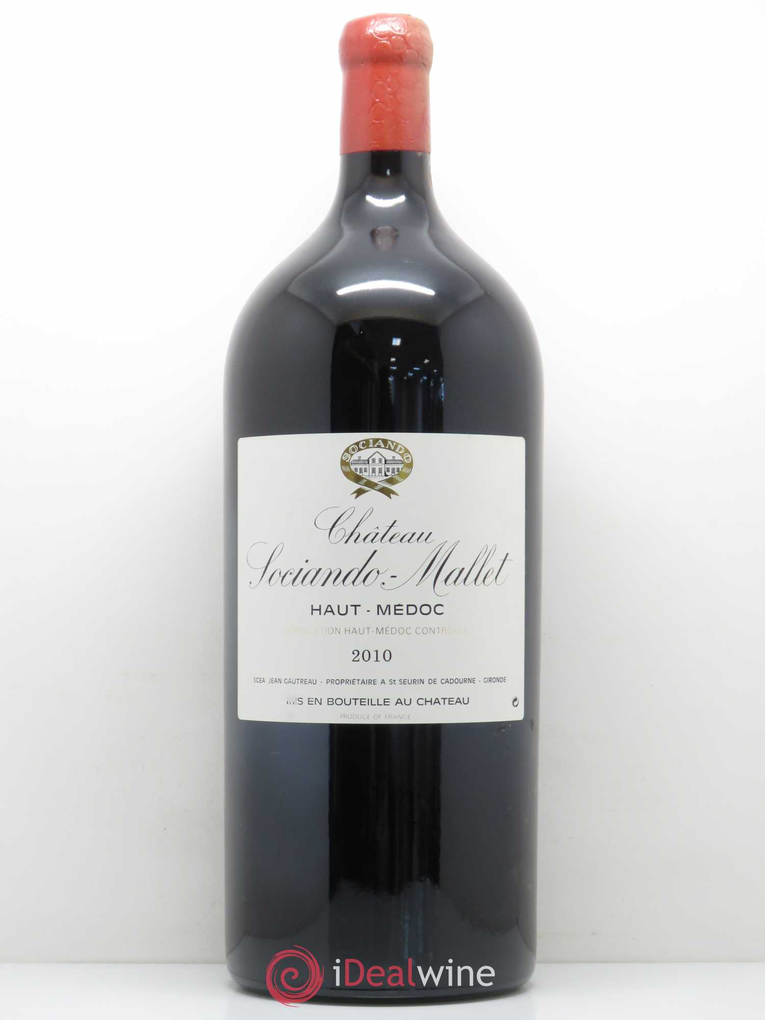 Château Sociando Mallet 2010 - Lot de 1 jeroboam - 0