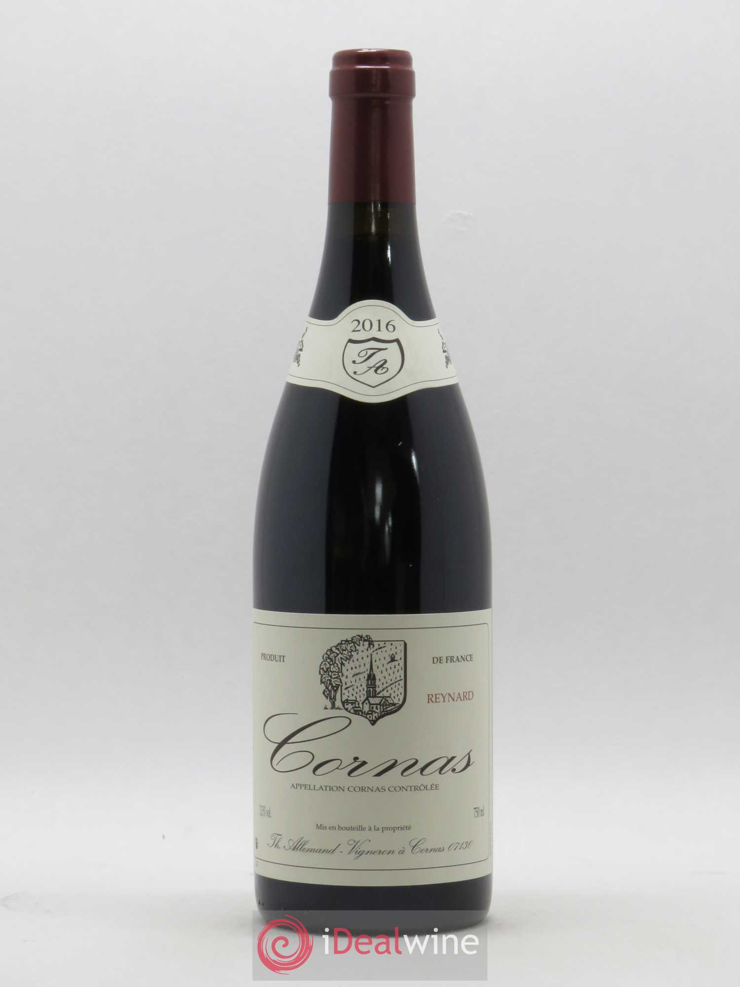 Cornas Reynard Thierry Allemand 2016 - Lot de 1 bouteille - 0