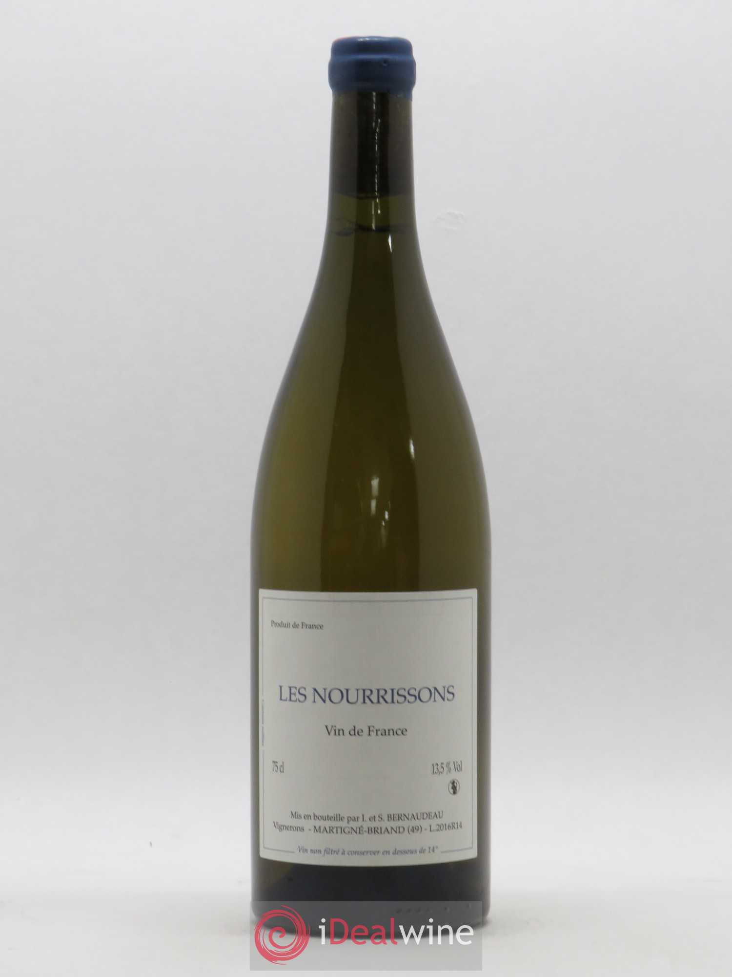 Vin de France Les Nourrissons Stéphane Bernaudeau 2016 - Lot de 1 bouteille - 0