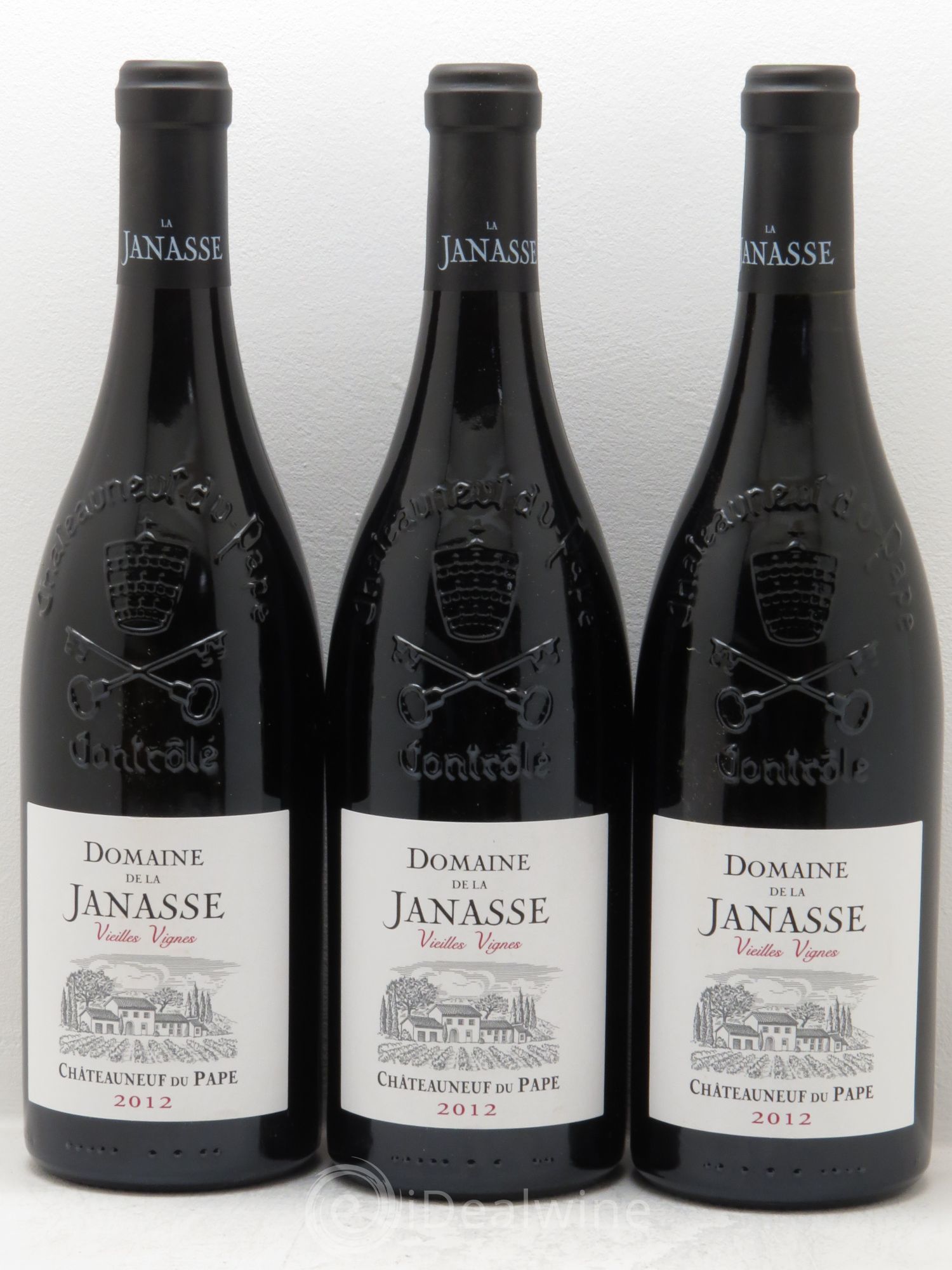 Châteauneuf-du-Pape Cuvée Vieilles Vignes La Janasse (Domaine de) 2012 - Lot de 3 bouteilles - 0