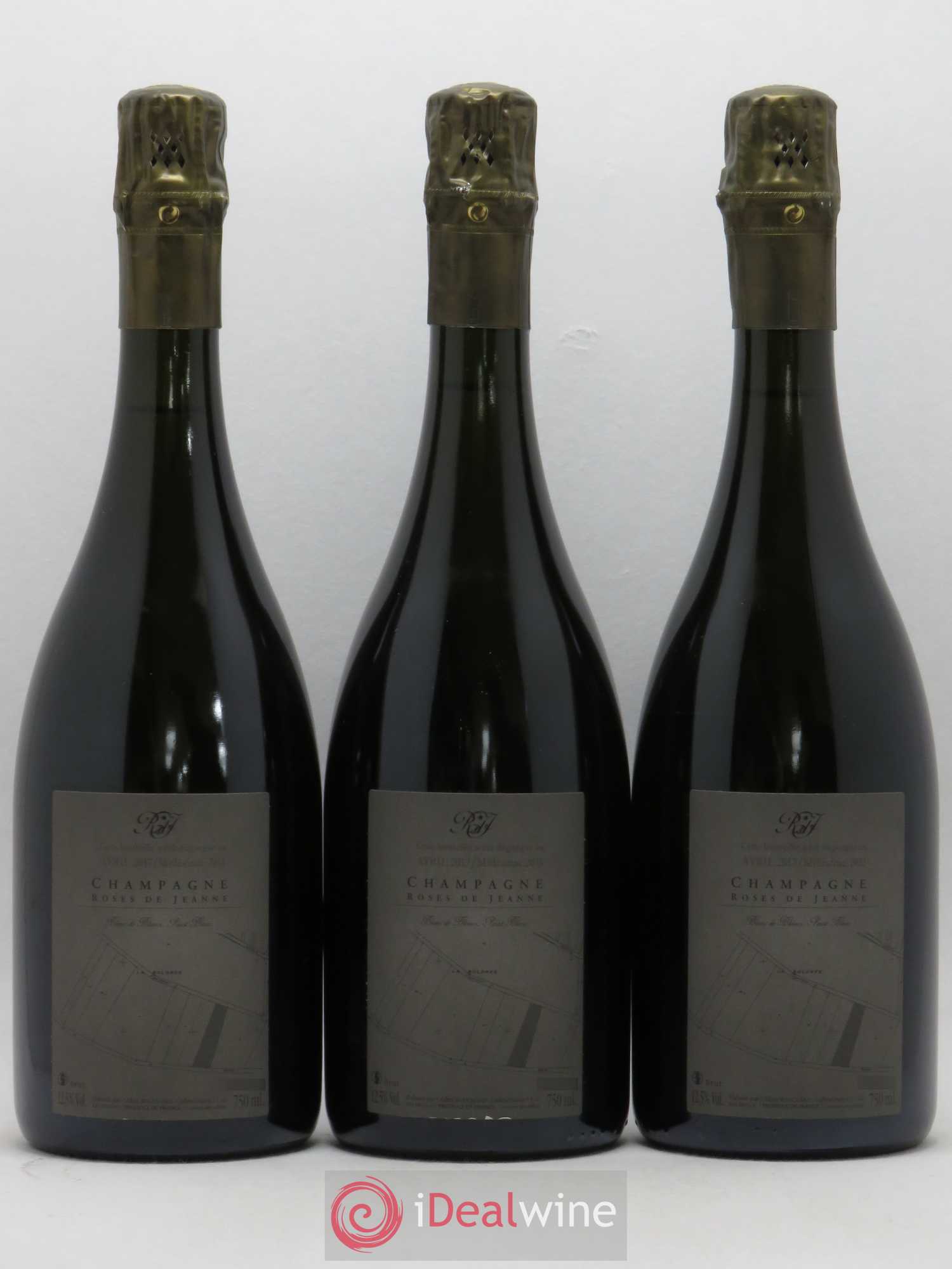 Roses de Jeanne La Bolorée Cédric Bouchard 2013 - Lot de 3 bouteilles - 1