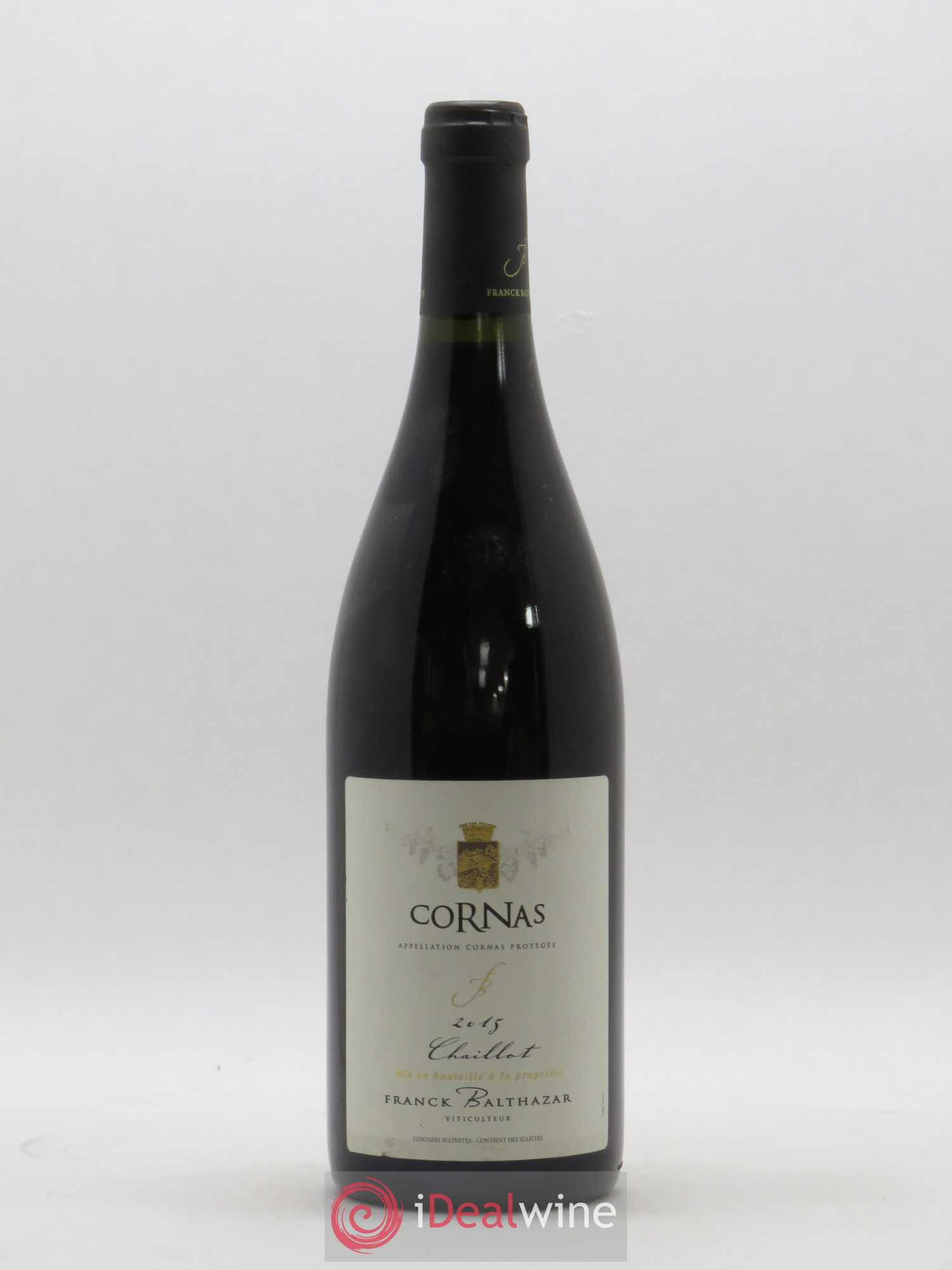 Cornas Chaillot Franck Balthazar (Domaine) 2015 - Lot de 1 bouteille - 0