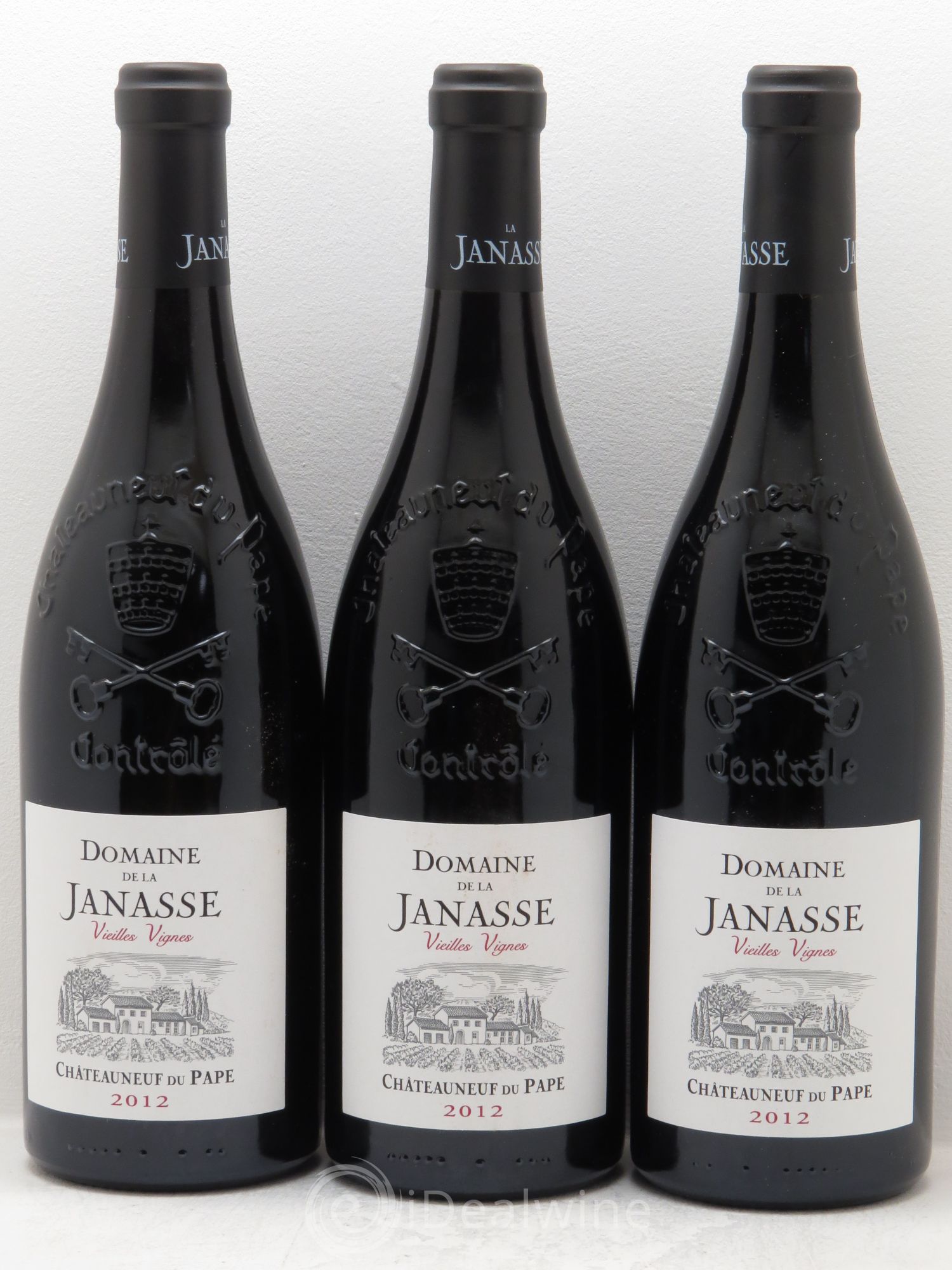 Châteauneuf-du-Pape Cuvée Vieilles Vignes La Janasse (Domaine de) 2012 - Lot de 3 bouteilles - 0