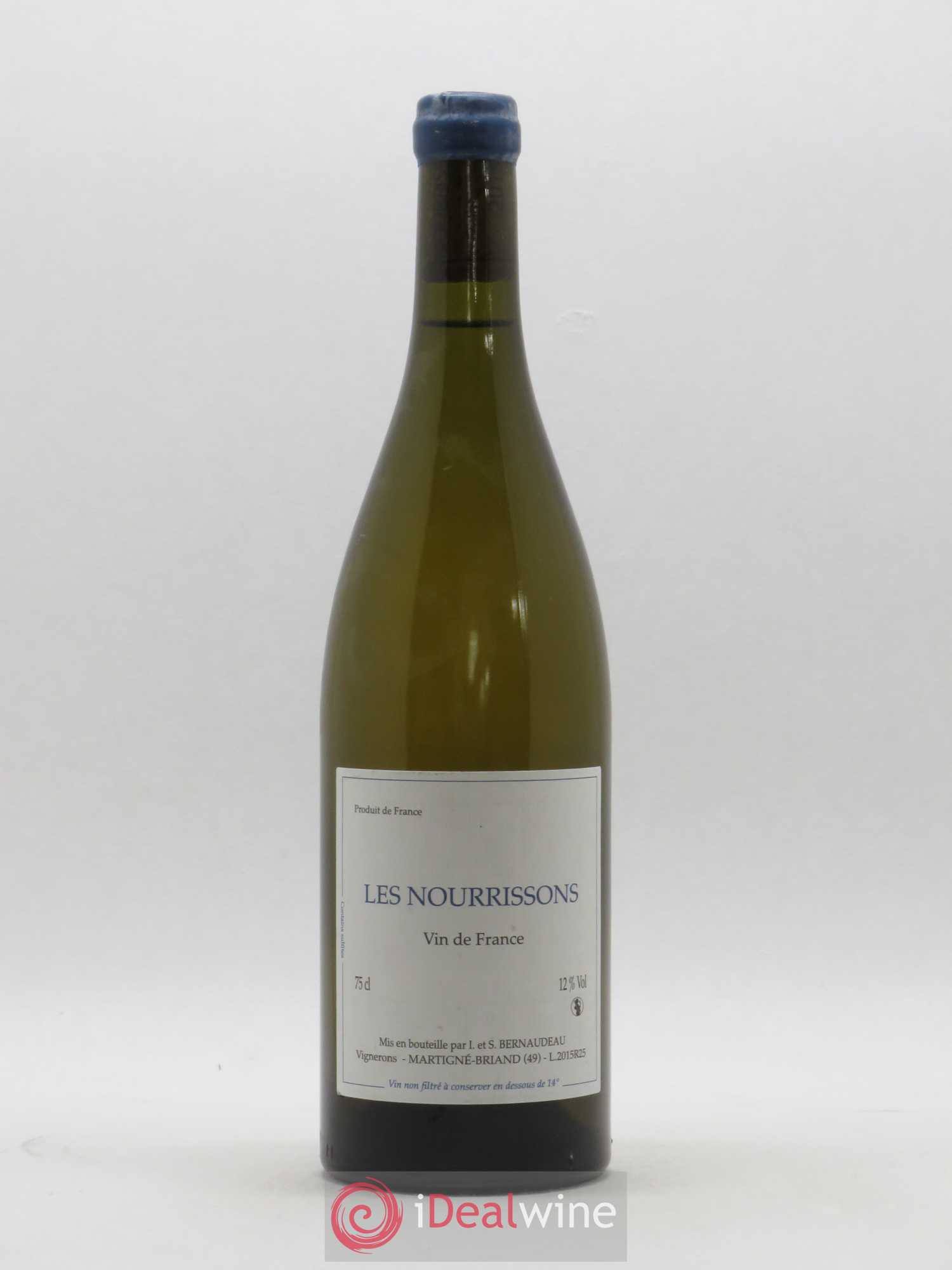 Vin de France Les Nourrissons Stéphane Bernaudeau 2015 - Lot de 1 bouteille - 0