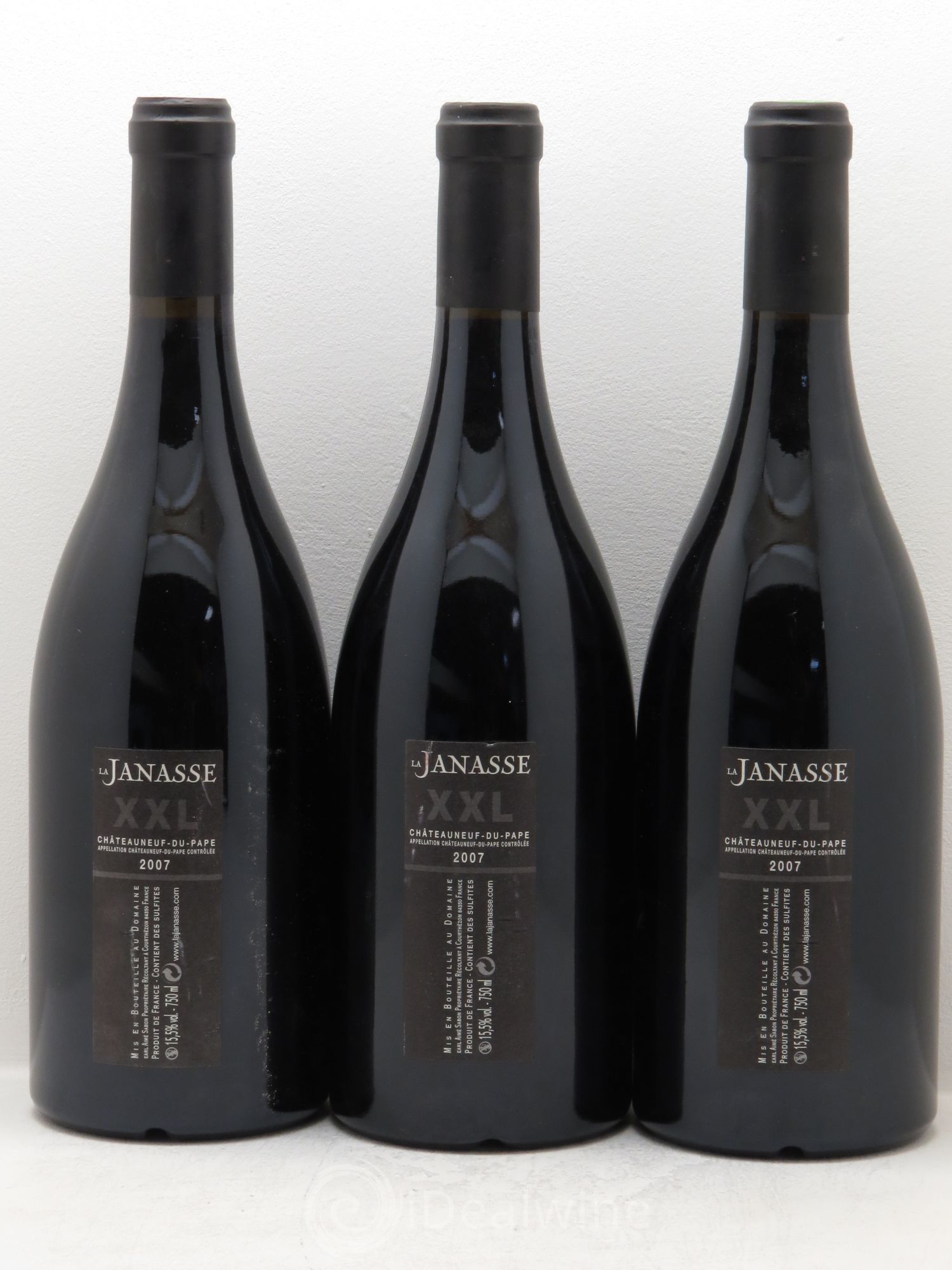 Châteauneuf-du-Pape Cuvée XXL La Janasse (Domaine de) 2007 - Lot de 3 bouteilles - 1