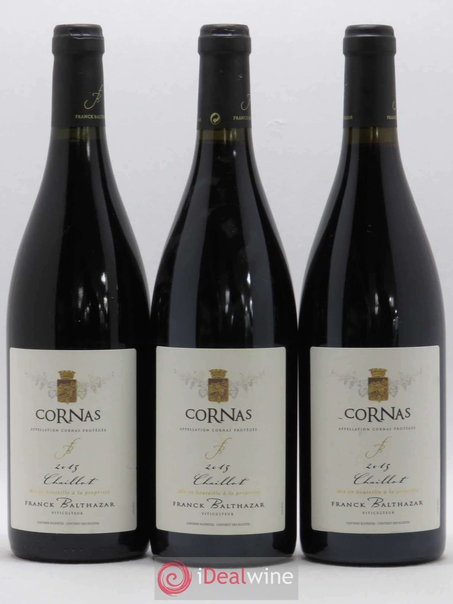 Cornas Chaillot Franck Balthazar (Domaine) 2015 - Lot de 3 bouteilles - 0