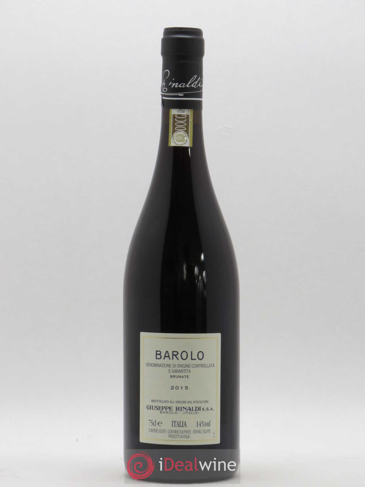 Barolo DOCG Brunate Giuseppe Rinaldi 2015 - Lot of 1 bottle - 1