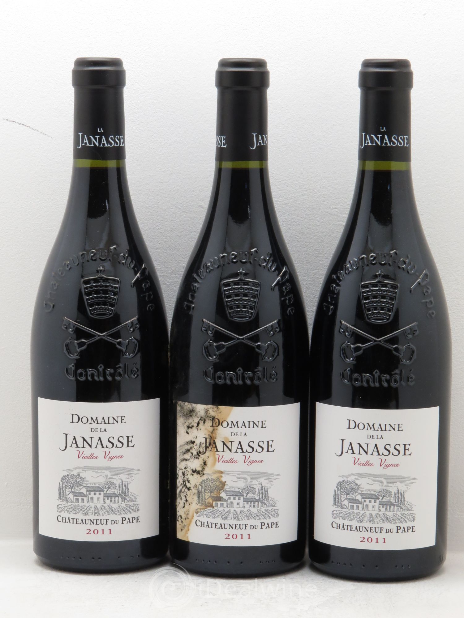 Châteauneuf-du-Pape Cuvée Vieilles Vignes La Janasse (Domaine de) 2011 - Lot de 3 bouteilles - 0