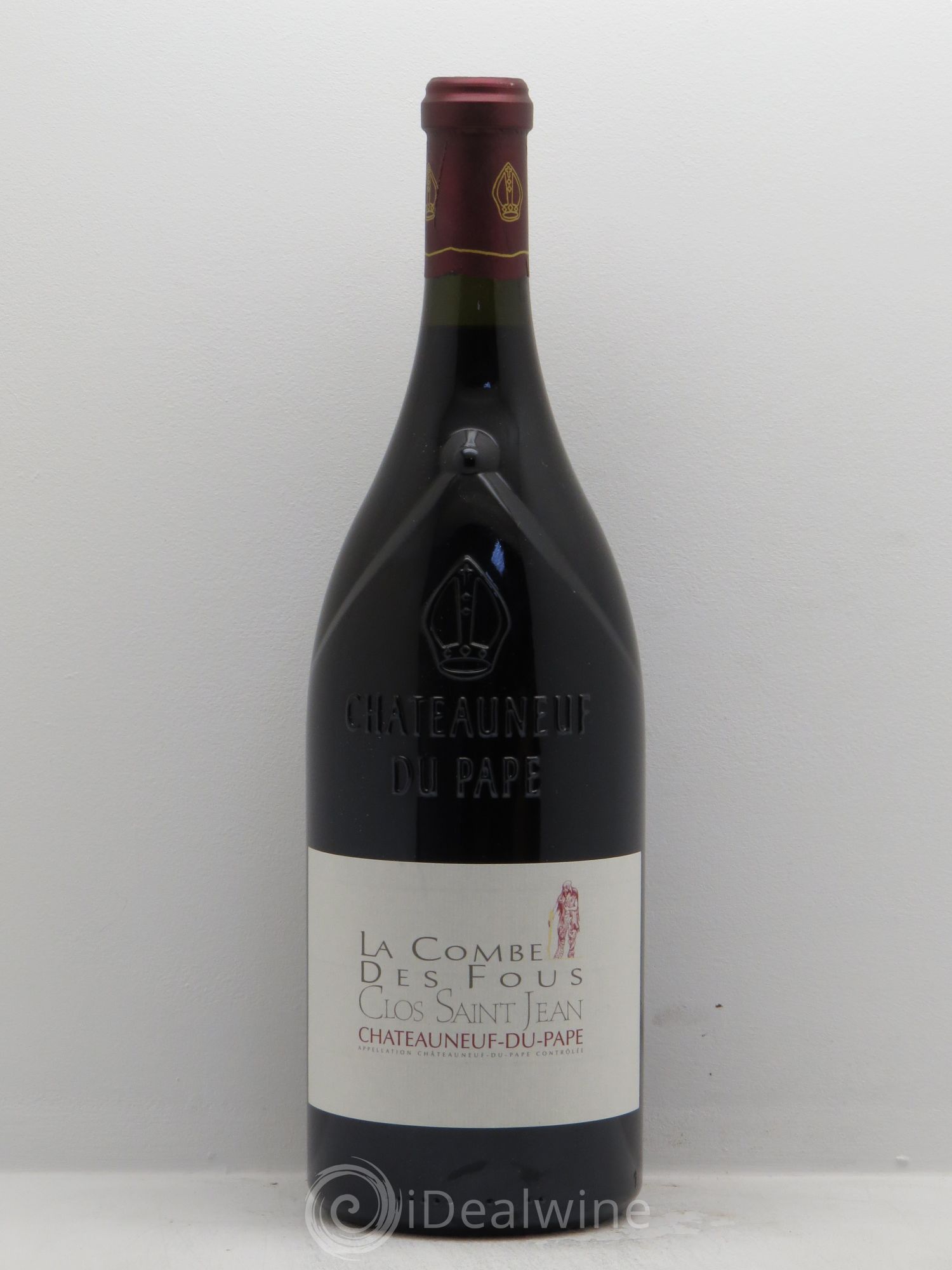 Châteauneuf-du-Pape Clos Saint-Jean La Combe des Fous Pascal et Vincent Maurel 2010 - Lot de 1 magnum - 0