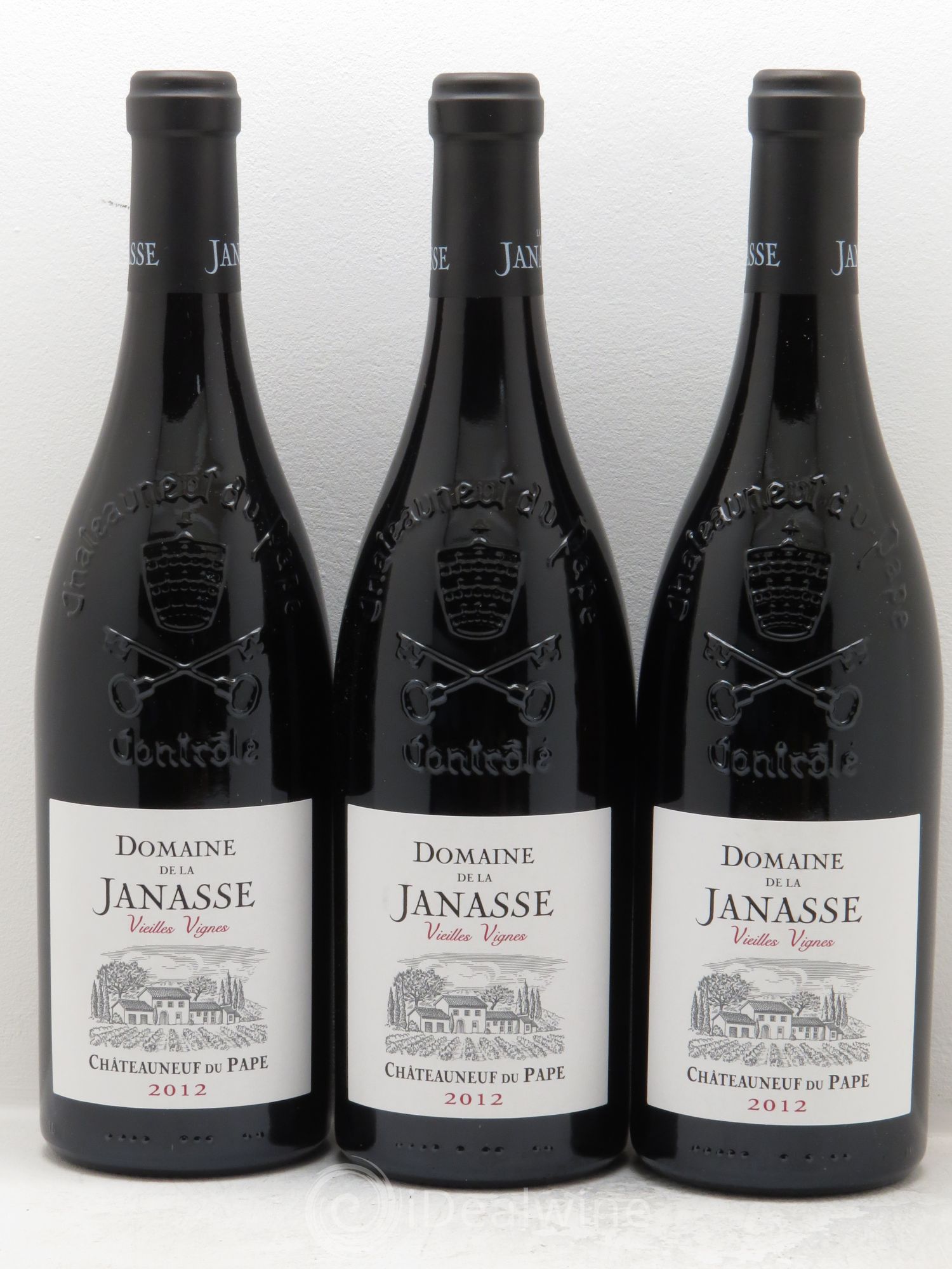 Châteauneuf-du-Pape Cuvée Vieilles Vignes La Janasse (Domaine de) 2012 - Lot de 3 bouteilles - 0