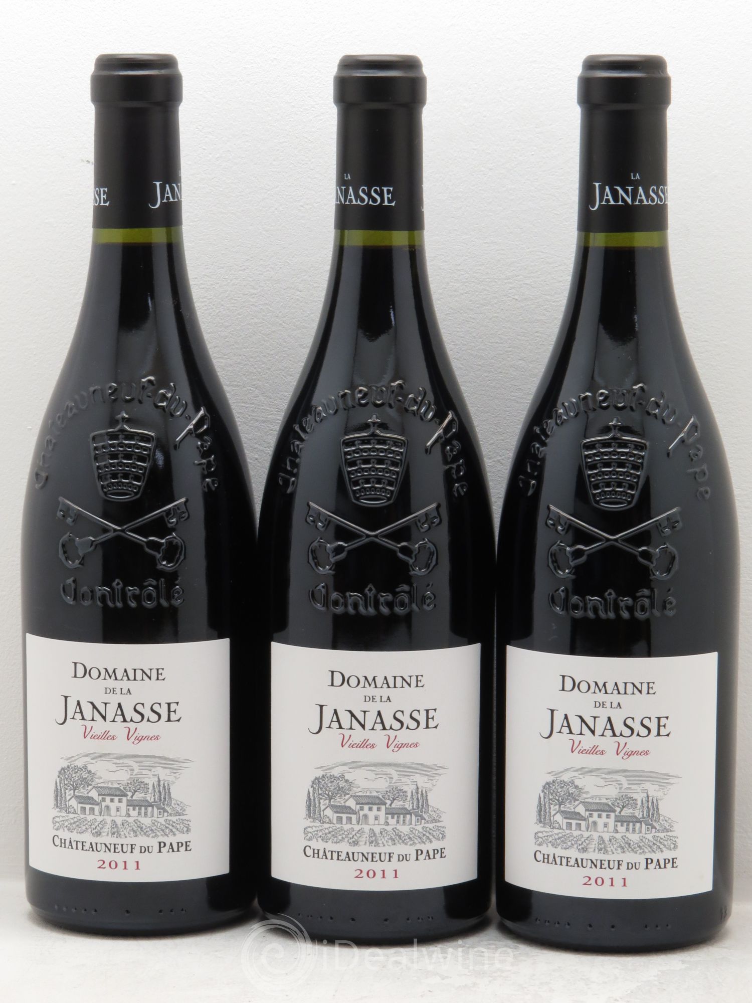 Châteauneuf-du-Pape Cuvée Vieilles Vignes La Janasse (Domaine de) 2011 - Lot de 3 bouteilles - 0