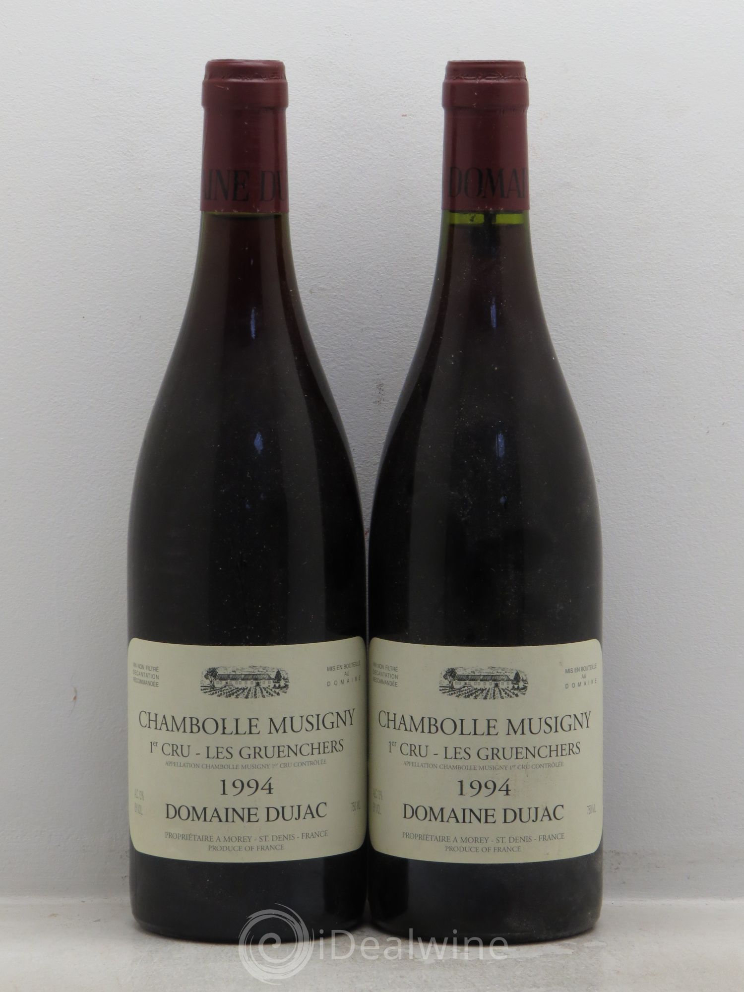Chambolle-Musigny 1er Cru Les Gruenchers Dujac (Domaine) 1994 - Lot de 2 bouteilles - 0
