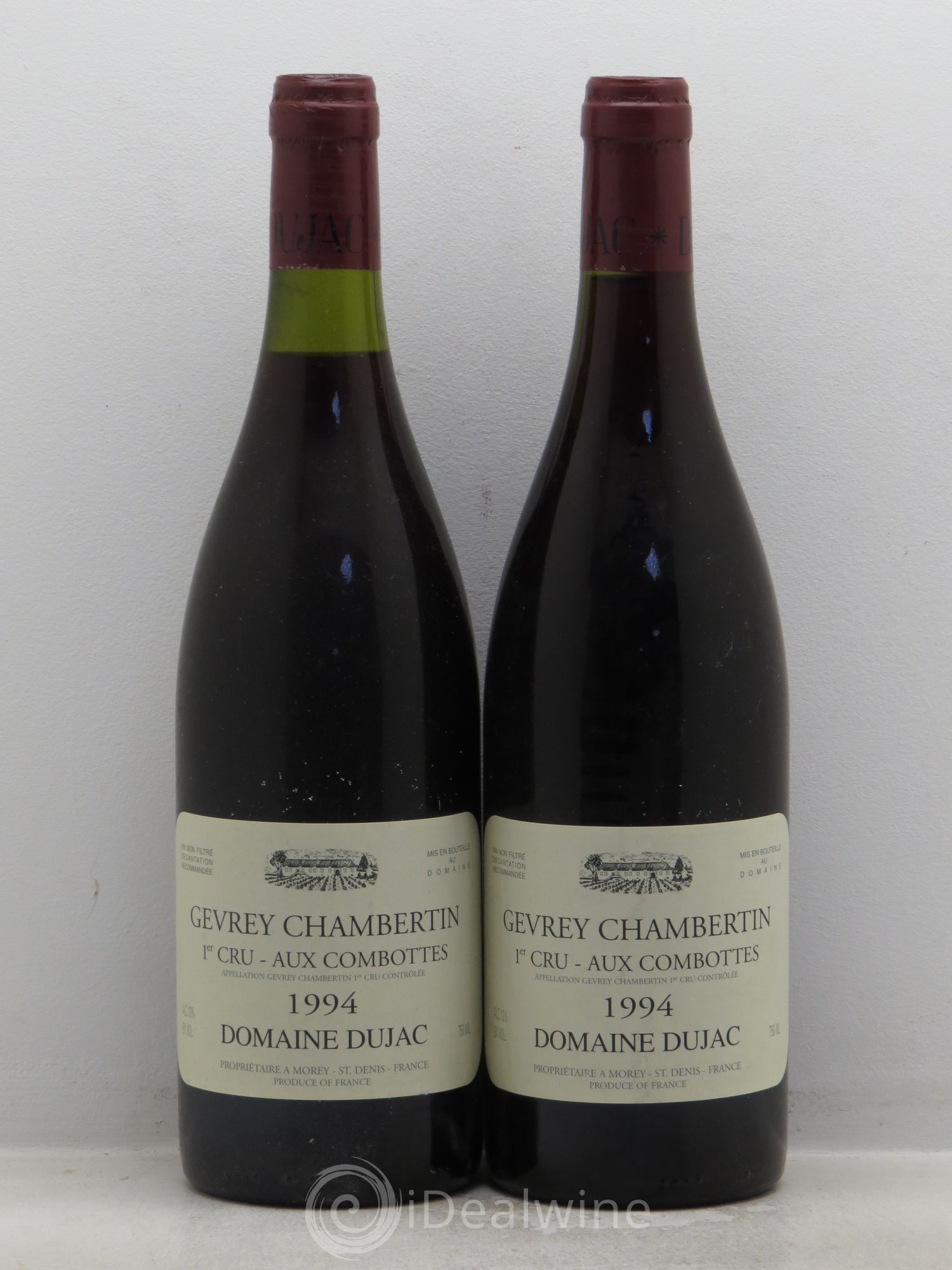 Gevrey-Chambertin 1er Cru Aux Combottes Dujac (Domaine) 1994 - Lot de 2 bouteilles - 0