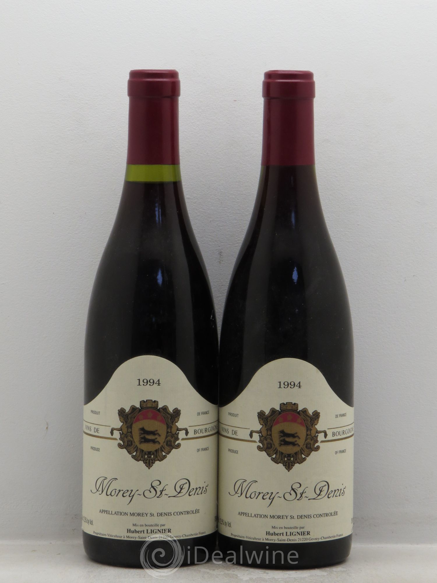 Morey-Saint-Denis Hubert Lignier (Domaine) 1994 - Lot de 2 bouteilles - 0