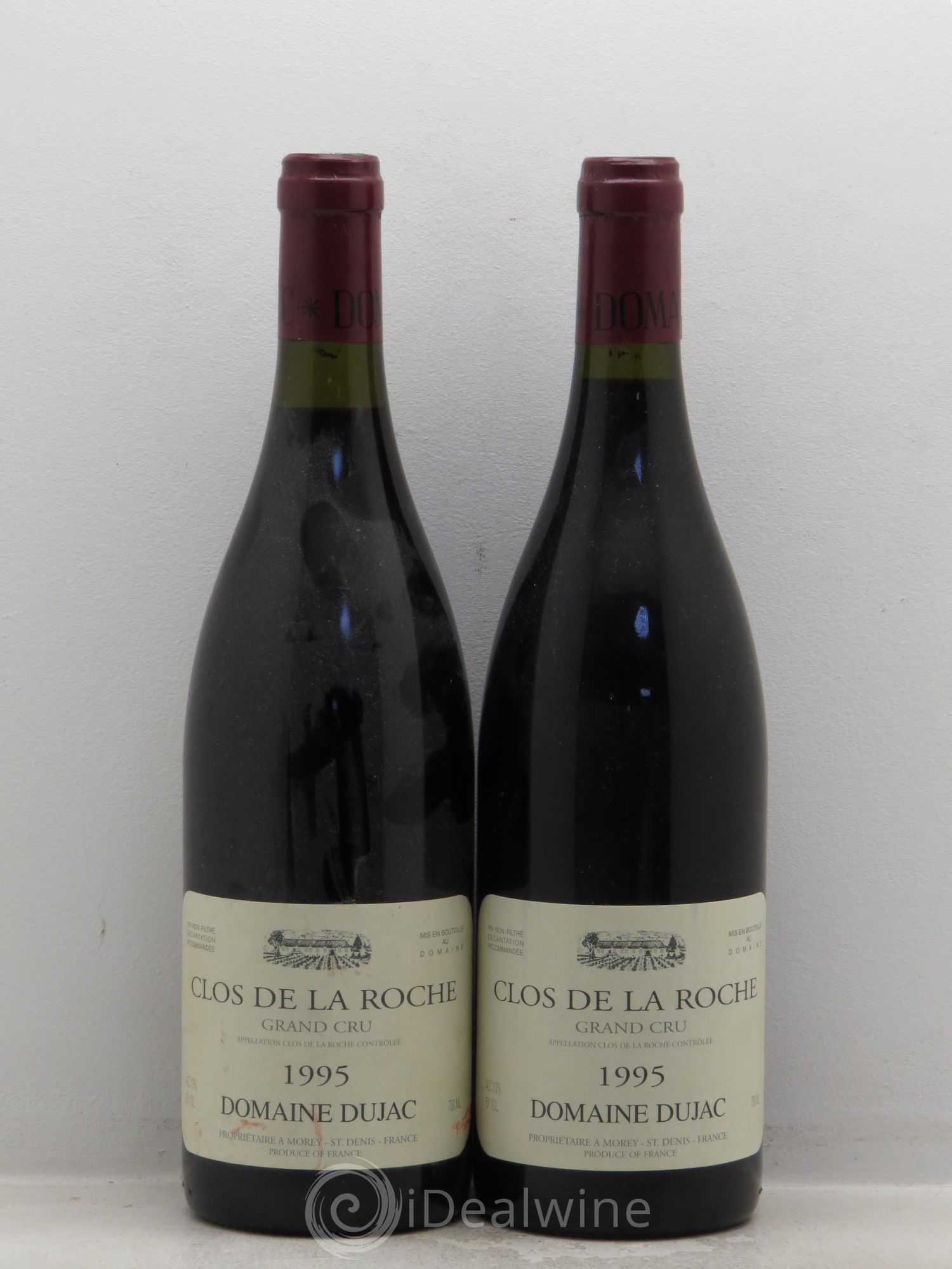 Clos de la Roche Grand Cru Dujac (Domaine) 1995 - Lot de 2 bouteilles - 0