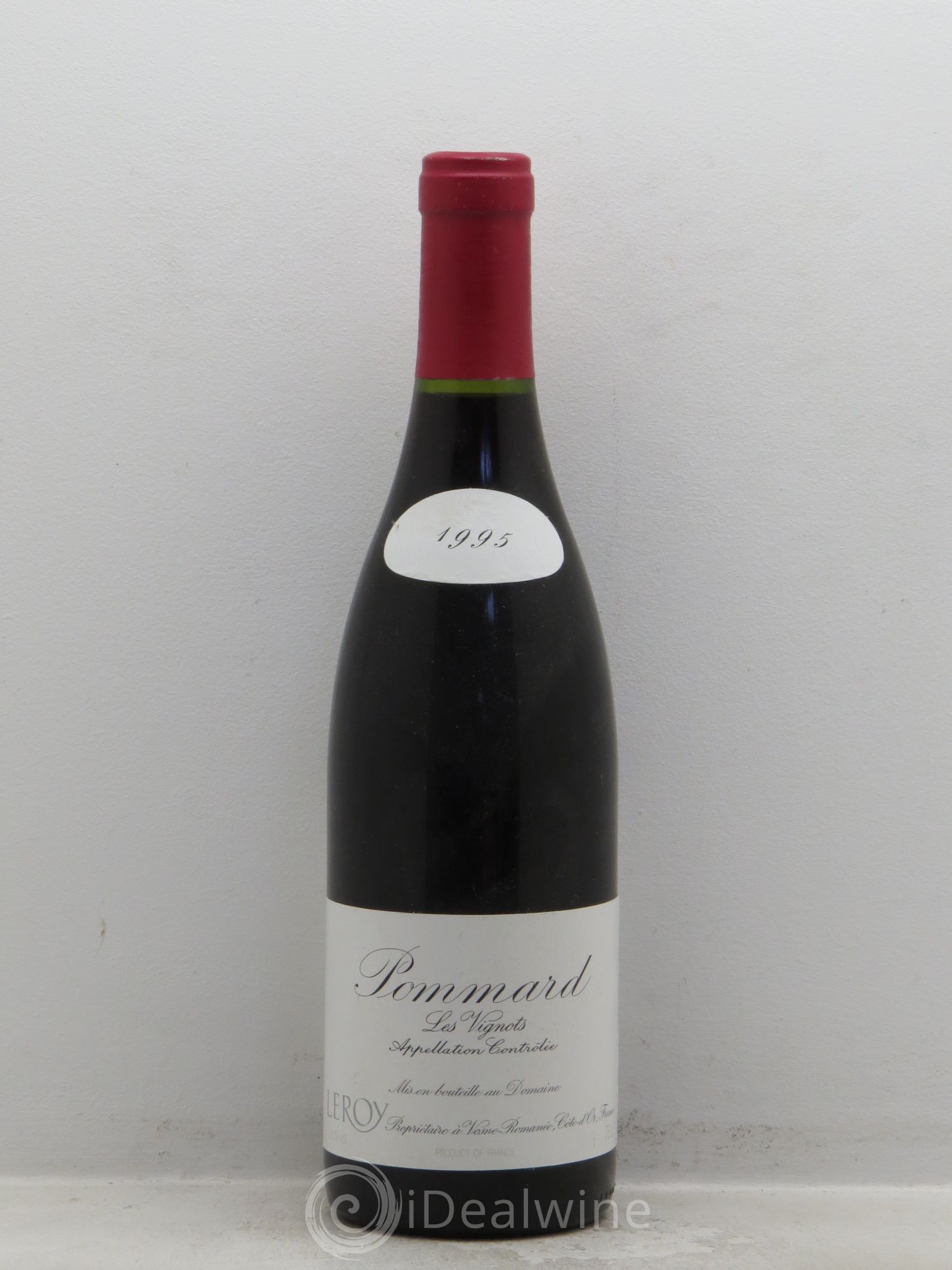 Pommard Les Vignots Leroy (Domaine) 1995 - Lot de 1 bouteille - 0