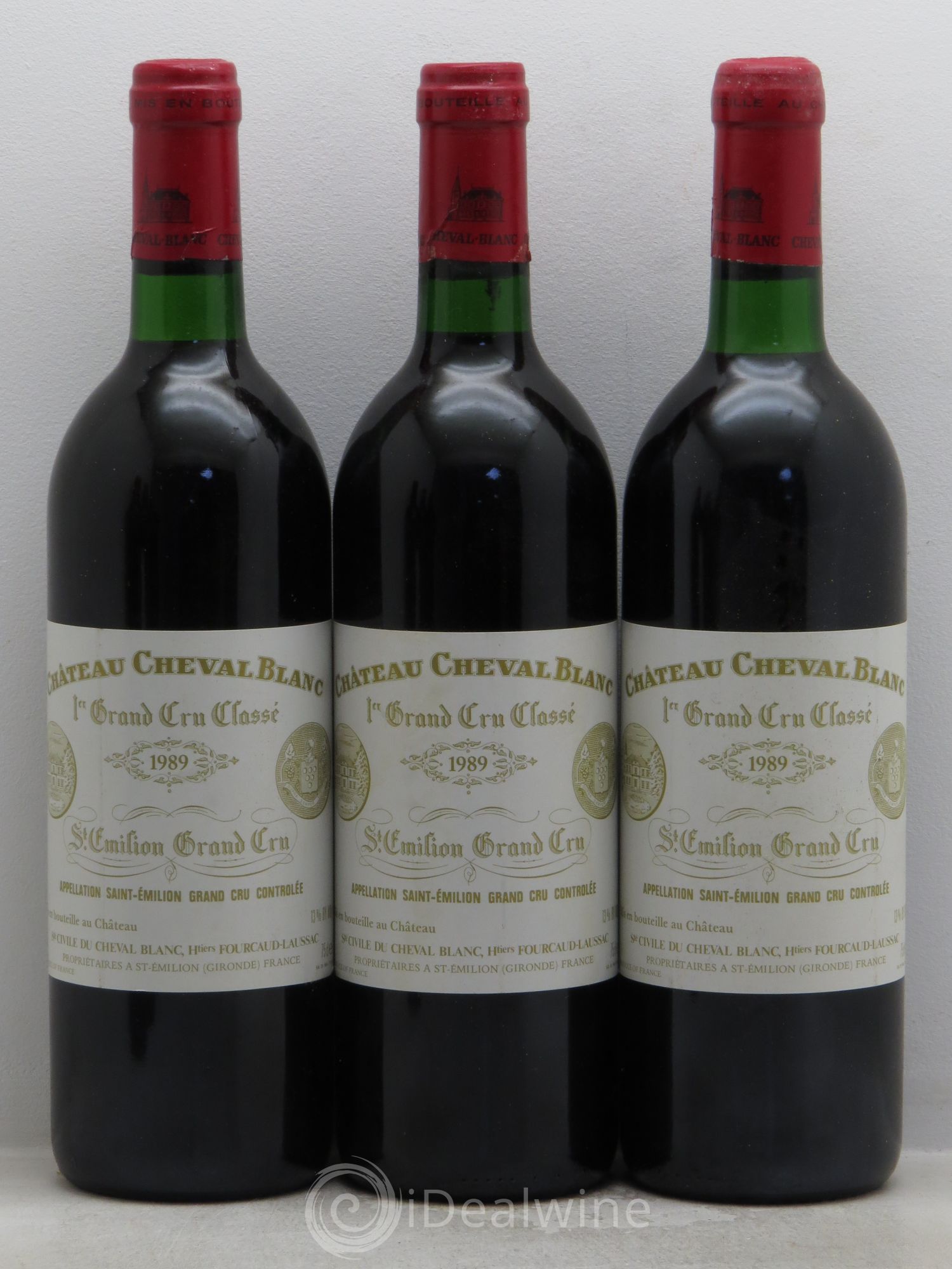 Château Cheval Blanc 1er Grand Cru Classé A 1989 - Lot de 6 bouteilles - 1