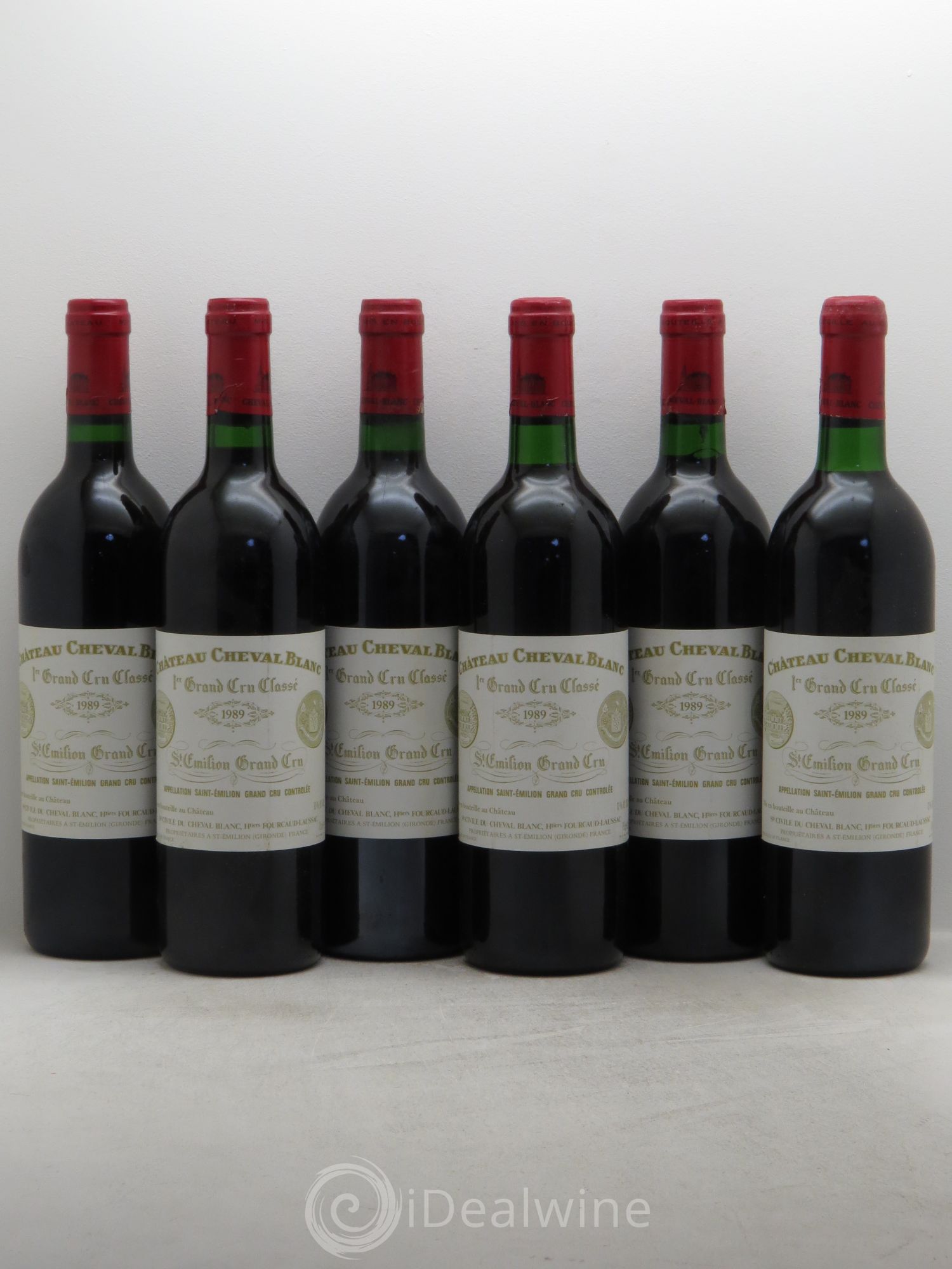 Château Cheval Blanc 1er Grand Cru Classé A 1989 - Lot de 6 bouteilles - 0